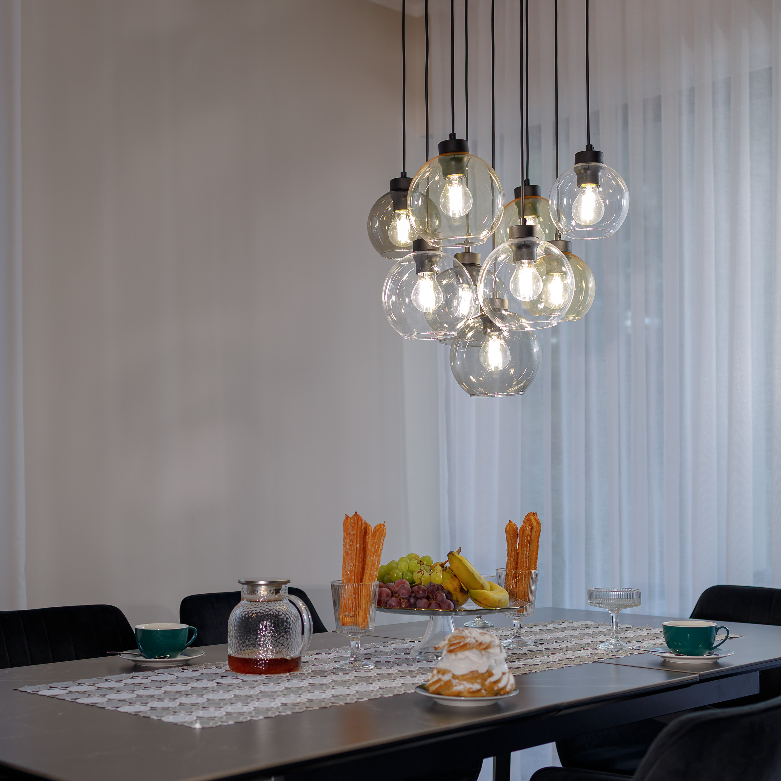 CUBUS MIX LAMPA WISZACA 9 KOŁO CUBUS MIX LAMPA WISZACA 9 KOŁO