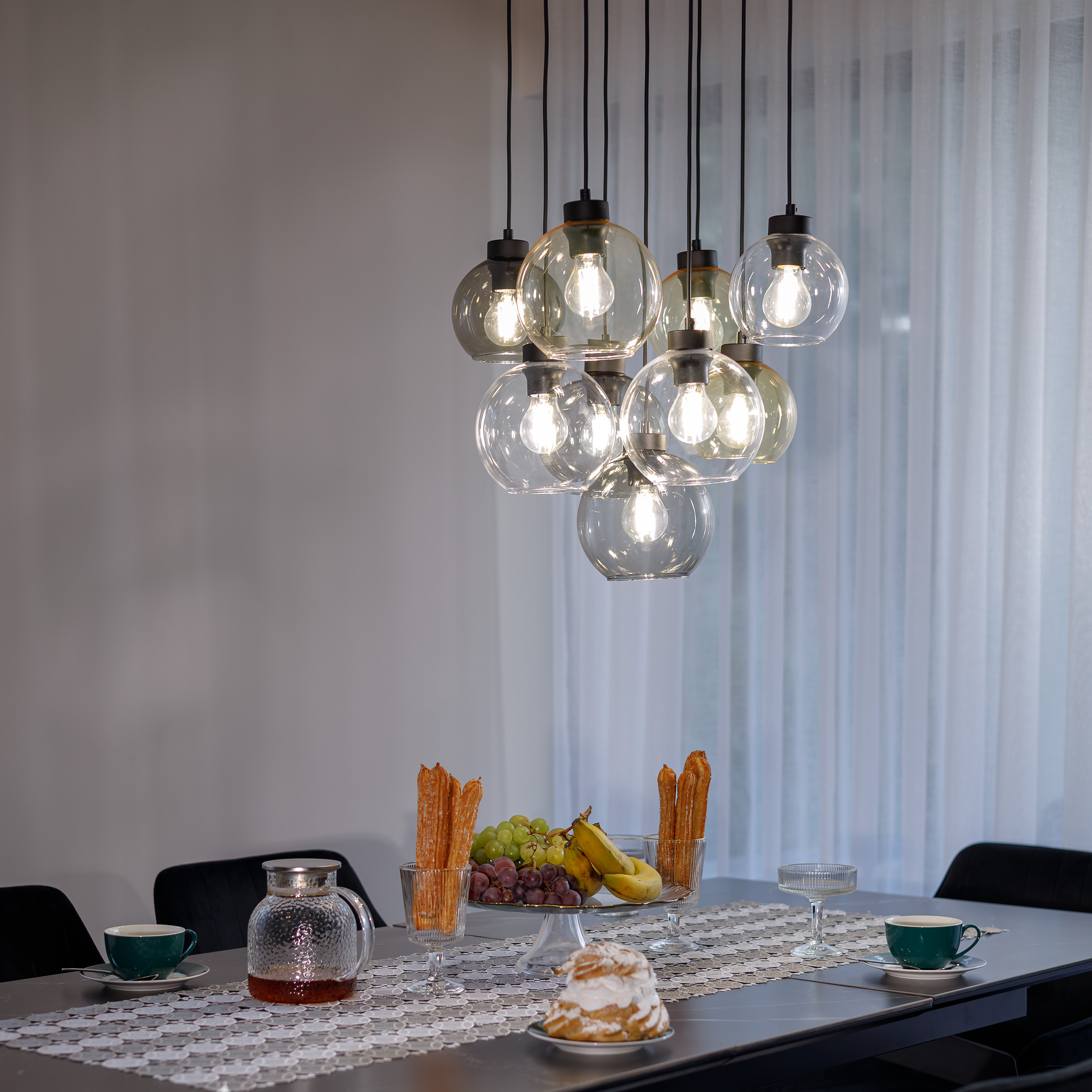 CUBUS MIX LAMPA WISZACA 9 KOŁO CUBUS MIX LAMPA WISZACA 9 KOŁO