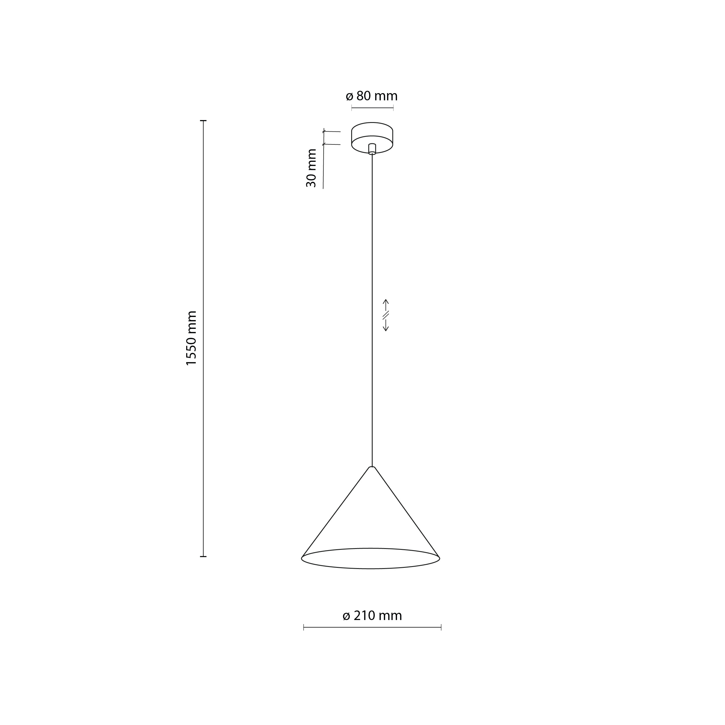 CONO SABIA  LAMPA WISZACA 1 S CONO SABIA  LAMPA WISZACA 1 S