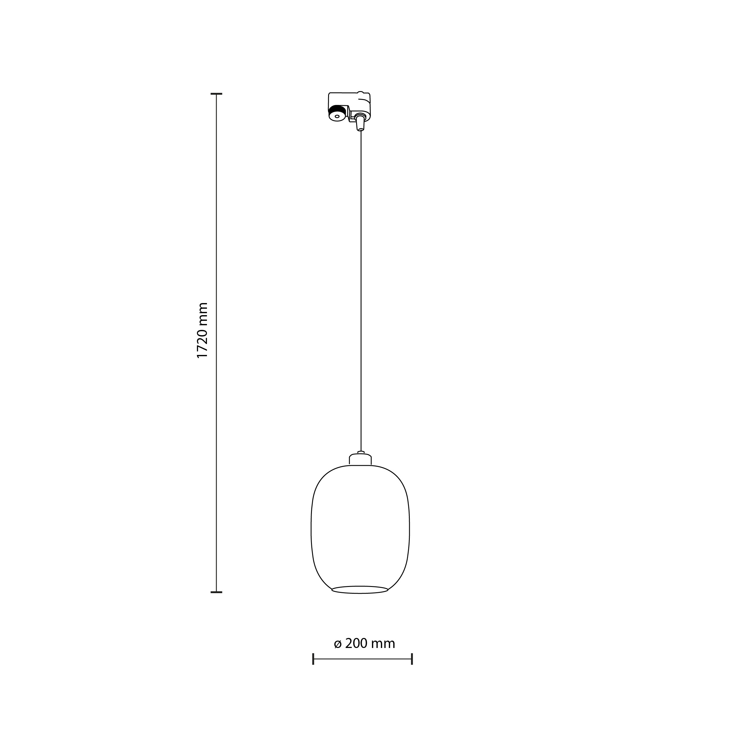 TRACER ELIO TRANSPARENT TRÓJOBWODOWY 1XE27 TRACER ELIO TRANSPARENT TRÓJOBWODOWY 1XE27