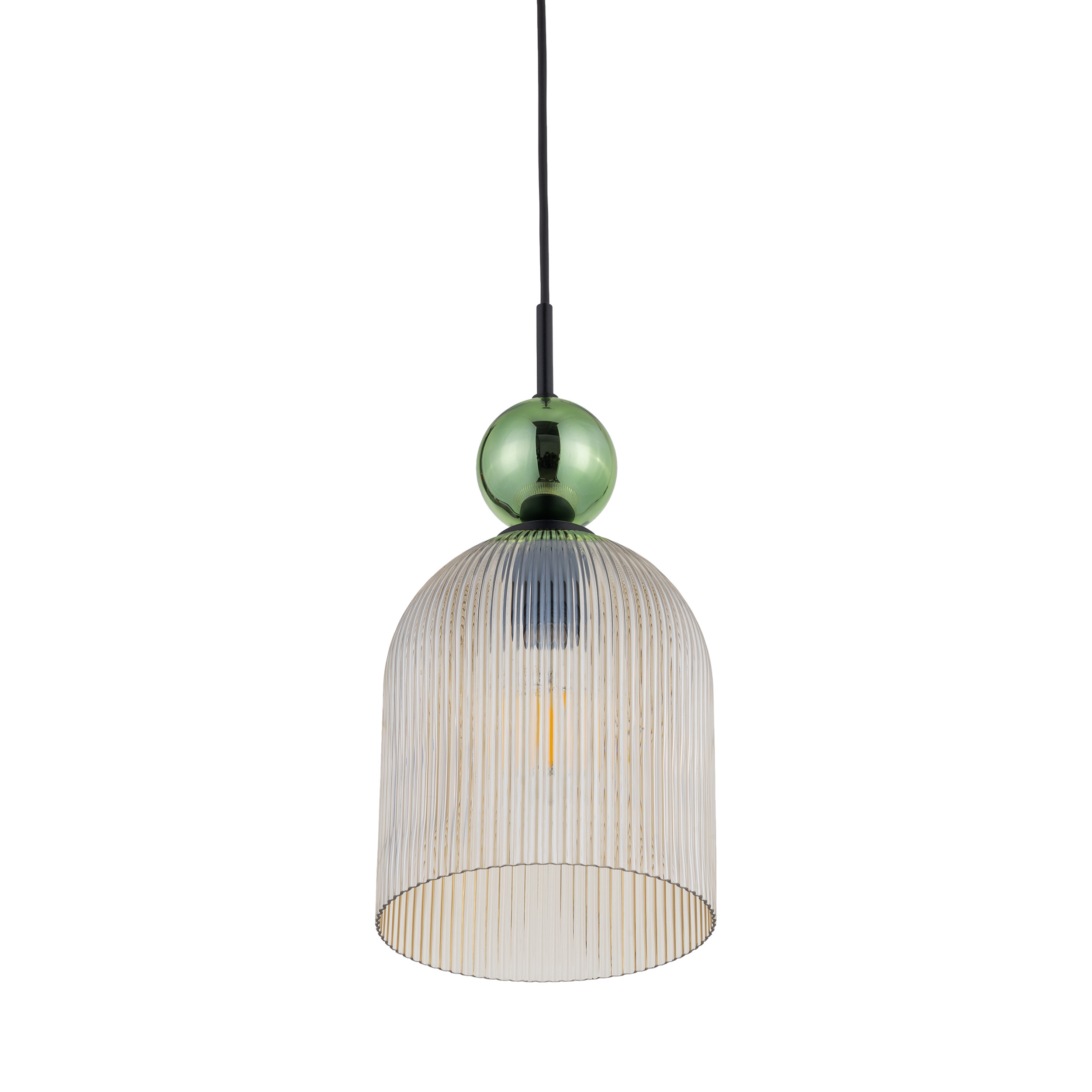 SOPHIA BIG GREEN COGNAC LAMPA WISZĄCA 1XE27 SOPHIA BIG GREEN COGNAC LAMPA WISZĄCA 1XE27