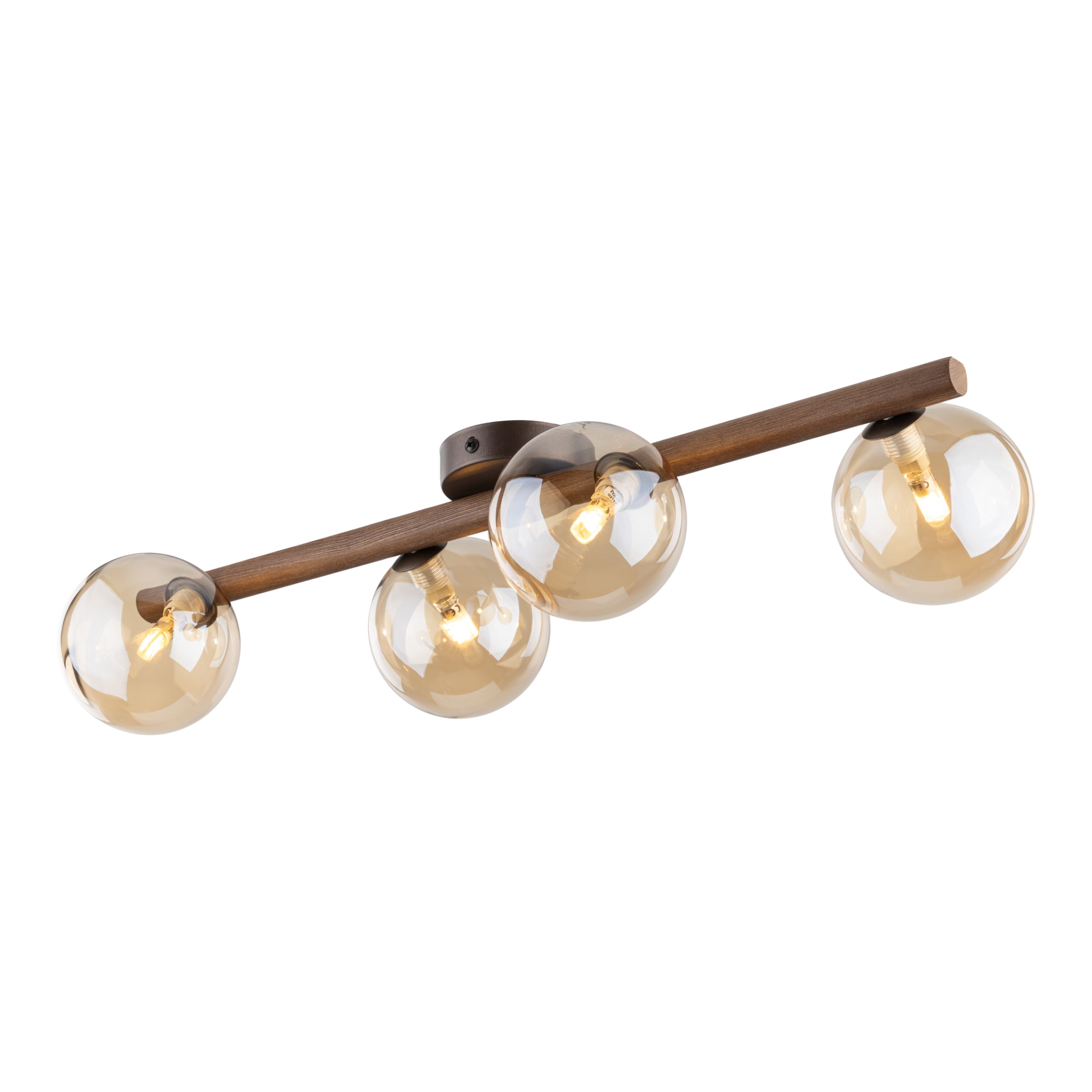 ESTERA WOOD ORZECH BURSZTYN LAMPA SUFITOWA 4XG9 ESTERA WOOD ORZECH BURSZTYN LAMPA SUFITOWA 4XG9
