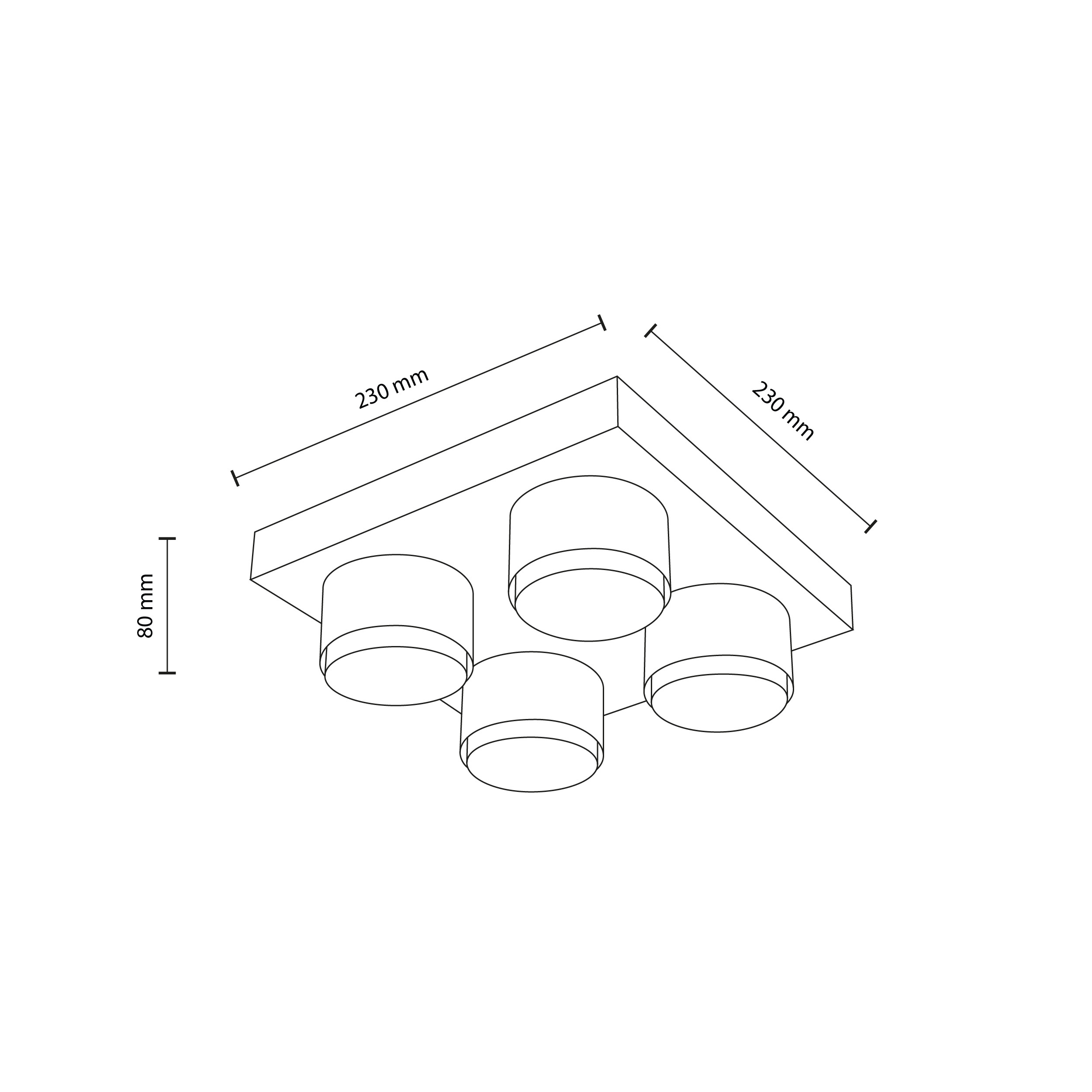 BRIX GREEN LAMPA SUFITOWA 4XGX53 BRIX GREEN LAMPA SUFITOWA 4XGX53