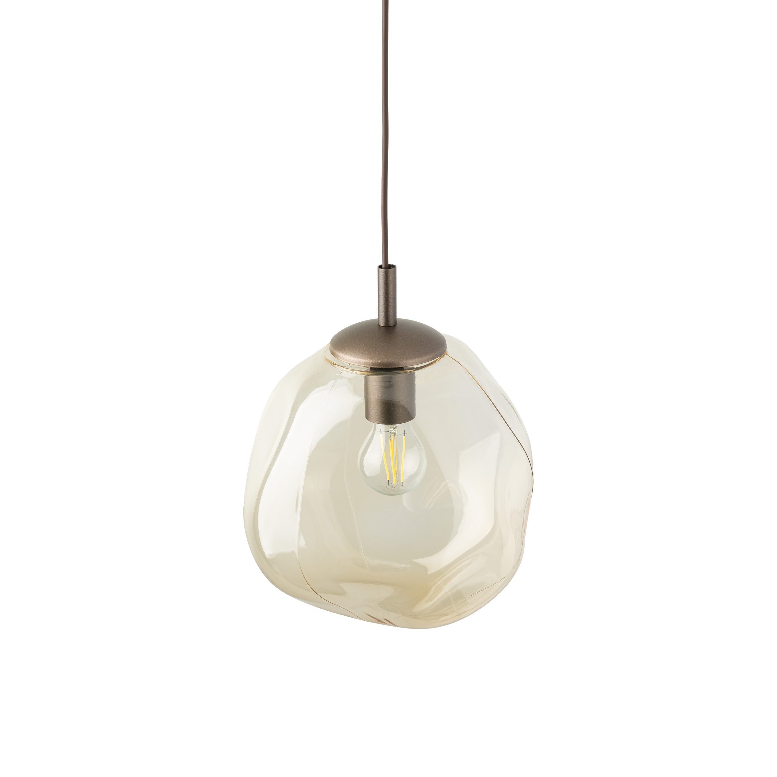 LAVA M BROWN LAMPA WISZĄCA 1XE27 LAVA M BROWN LAMPA WISZĄCA 1XE27