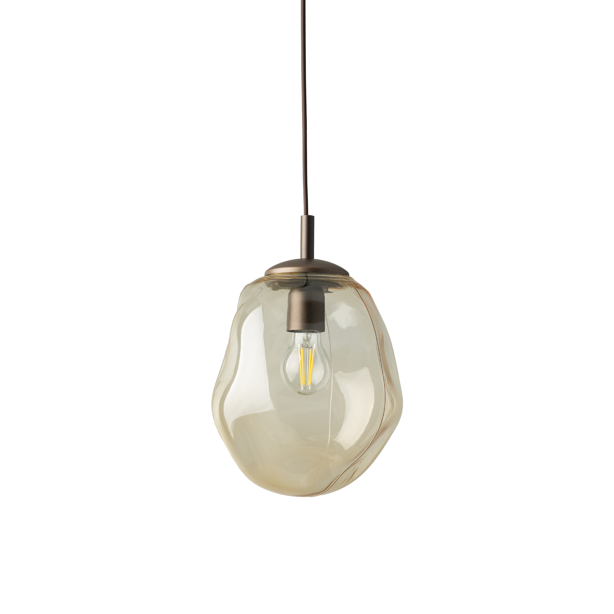 LAVA M BROWN LAMPA WISZĄCA 1XE27 LAVA M BROWN LAMPA WISZĄCA 1XE27