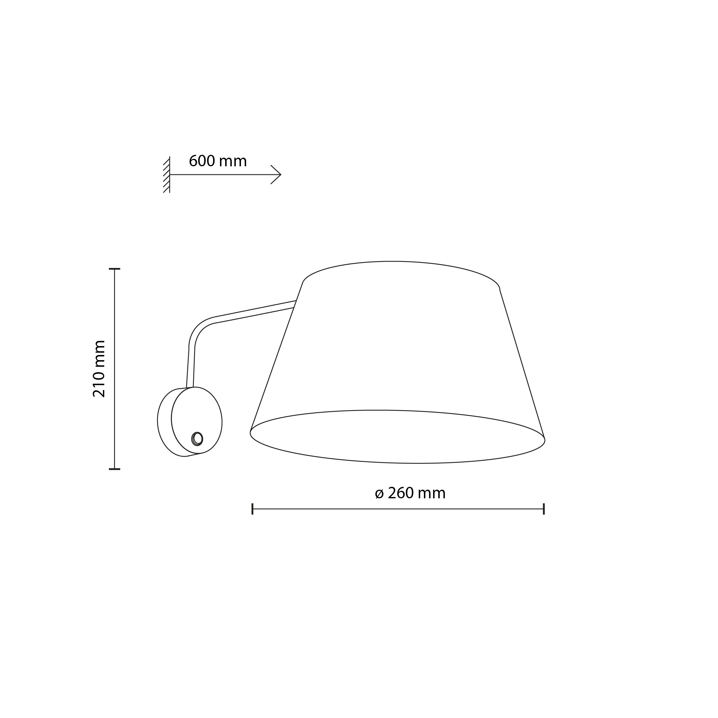 FORMO SABIA LEN KINKIET 1XE27 FORMO SABIA LEN KINKIET 1XE27