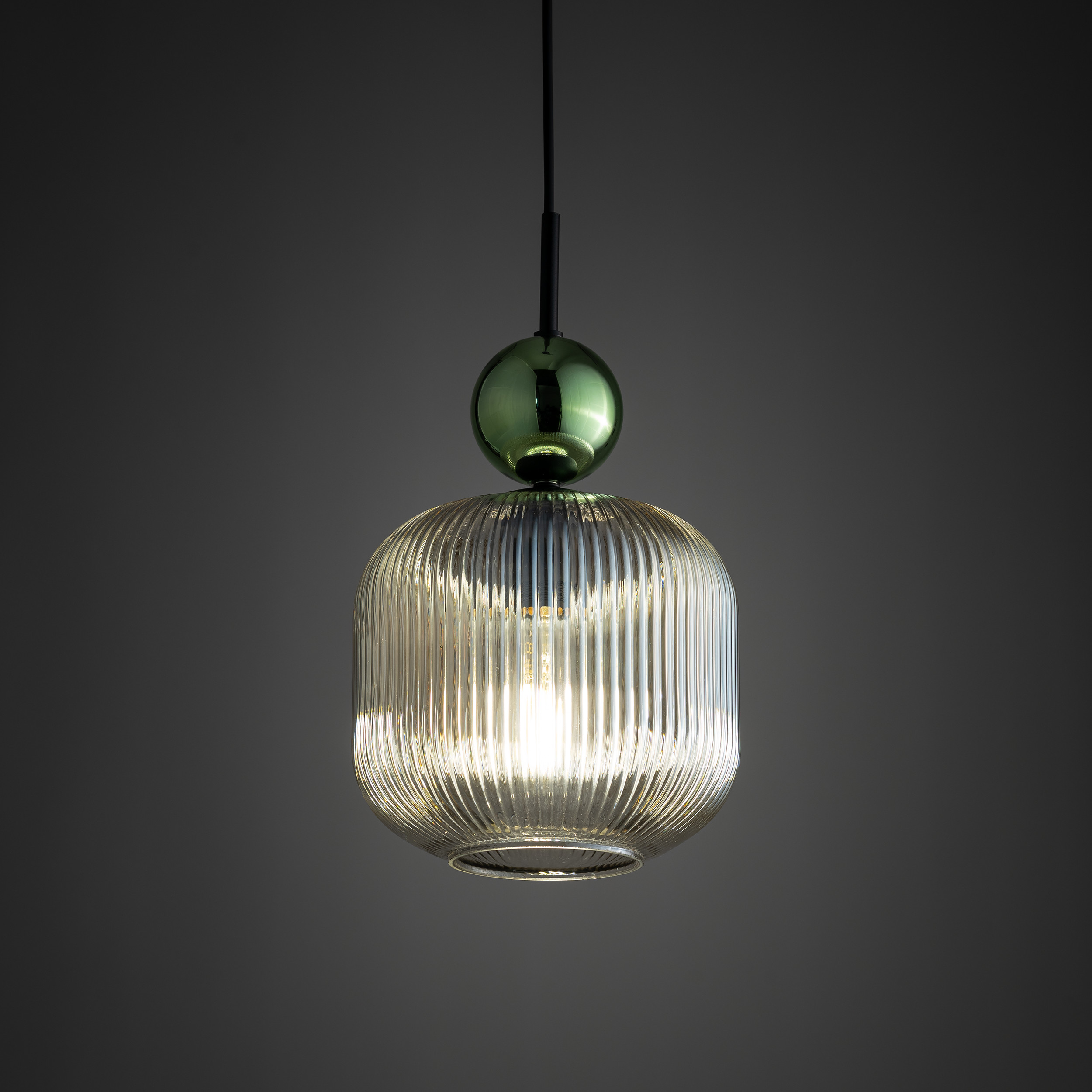 SOPHIA BIG GREEN COGNAC LAMPA WISZĄCA 1XE27 SOPHIA BIG GREEN COGNAC LAMPA WISZĄCA 1XE27
