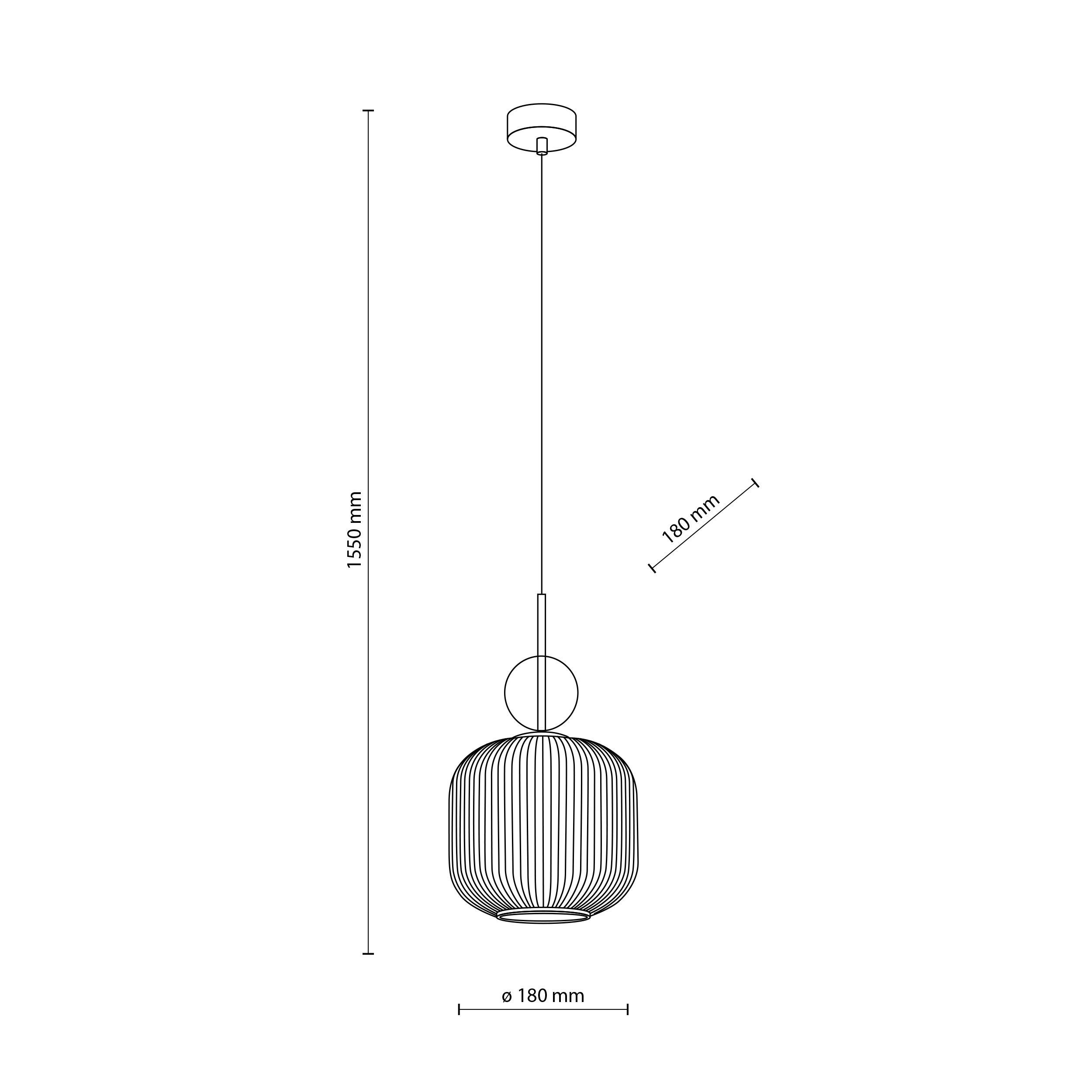SOPHIA BIG GREEN COGNAC LAMPA WISZĄCA 1XE27 SOPHIA BIG GREEN COGNAC LAMPA WISZĄCA 1XE27