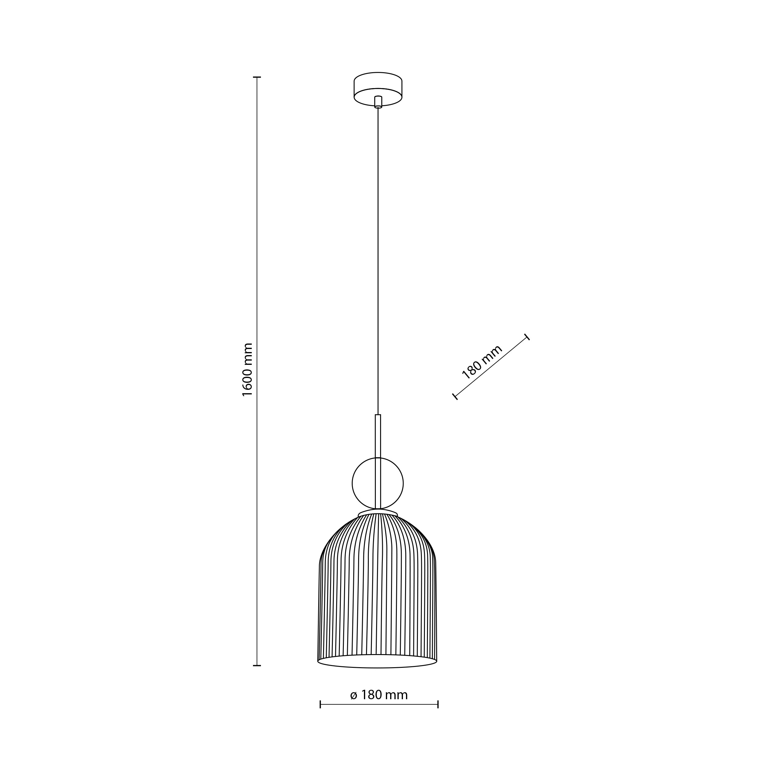 SOPHIA BIG COGNAC WHITE LAMPA WISZĄCA 1XE27 SOPHIA BIG COGNAC WHITE LAMPA WISZĄCA 1XE27