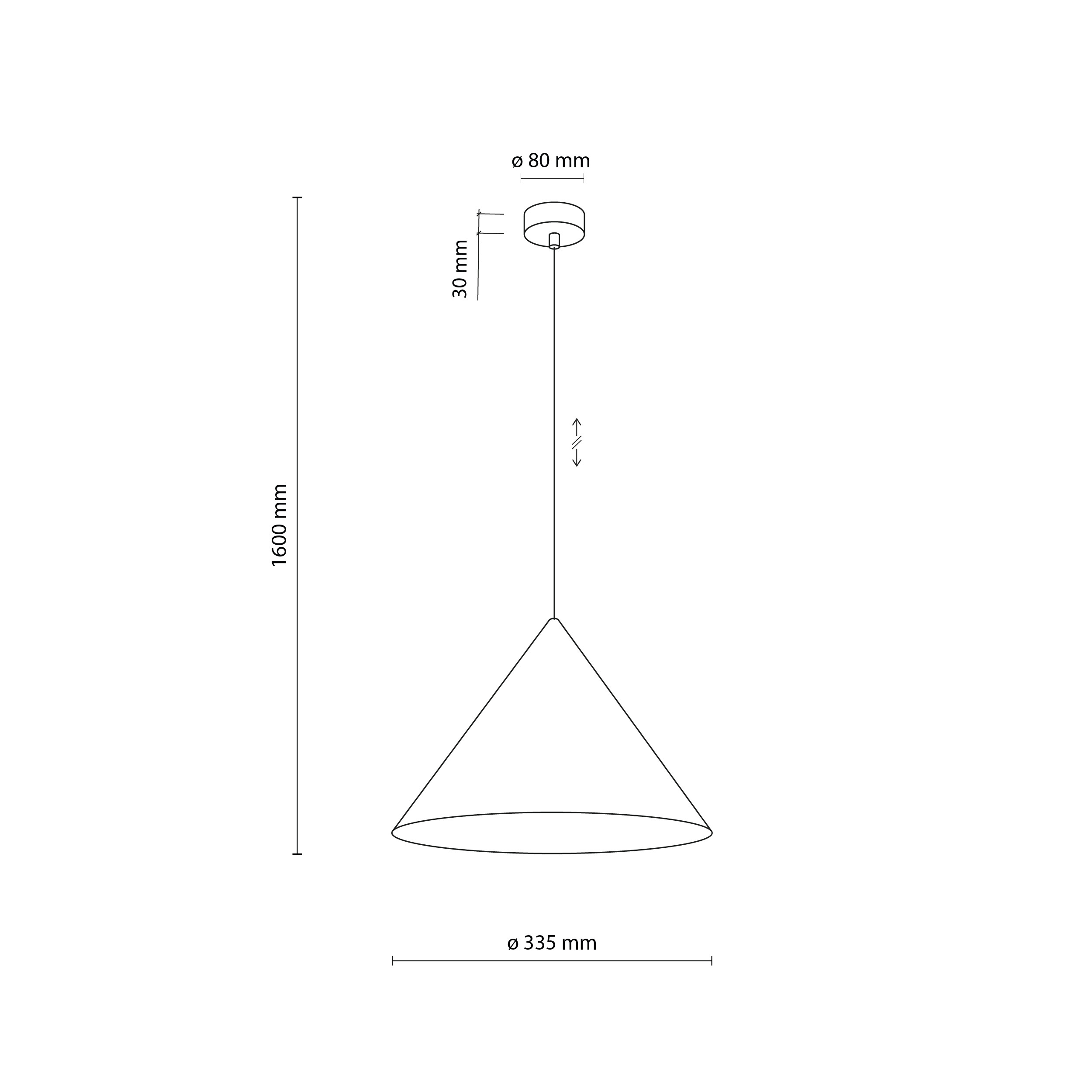 CONO L NEW BROWN LAMPA WISZĄCA 1XE27 CONO L NEW BROWN LAMPA WISZĄCA 1XE27
