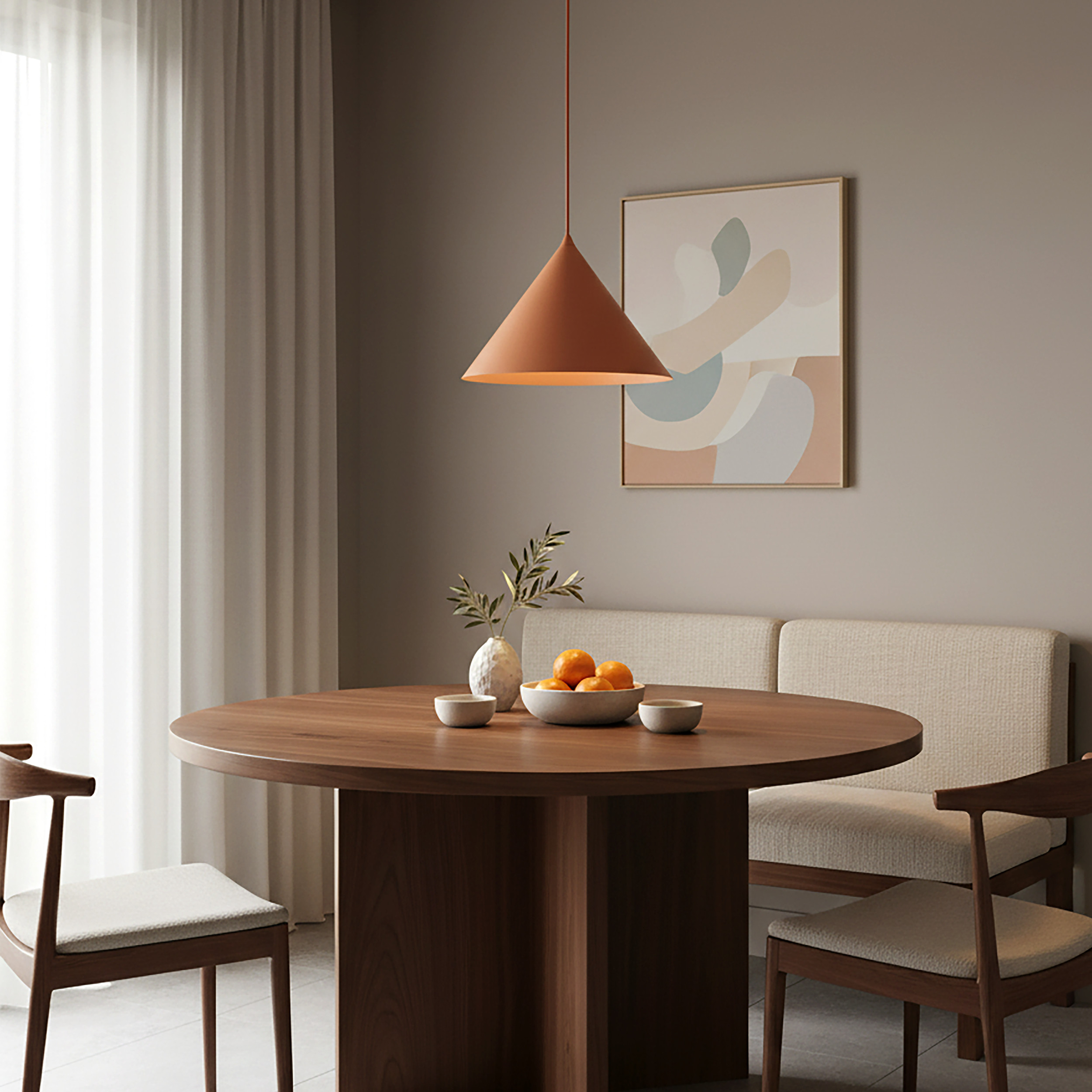 CONO L SALMON LAMPA WISZĄCA 1XE27 CONO L SALMON LAMPA WISZĄCA 1XE27