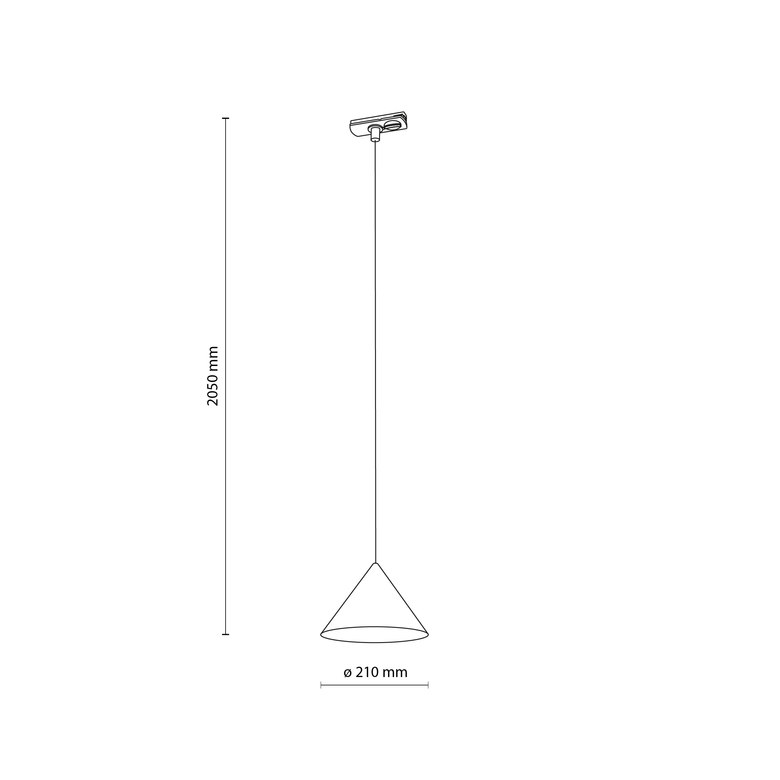TRACER CONO KASZMIR 1XE27 TRACER CONO KASZMIR 1XE27