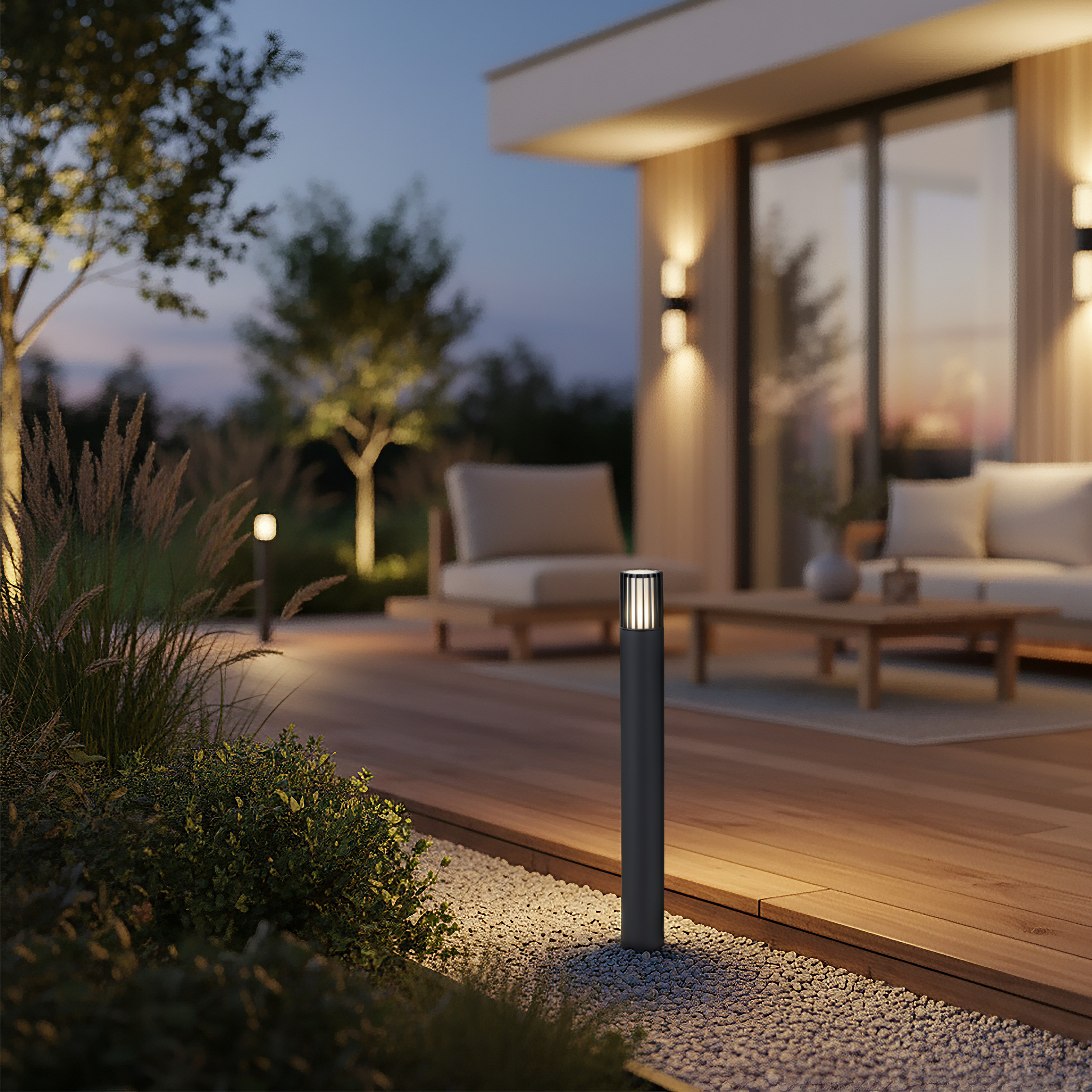 RIBO GRAY KINKIET IP54 2XE27 RIBO GRAY KINKIET IP54 2XE27