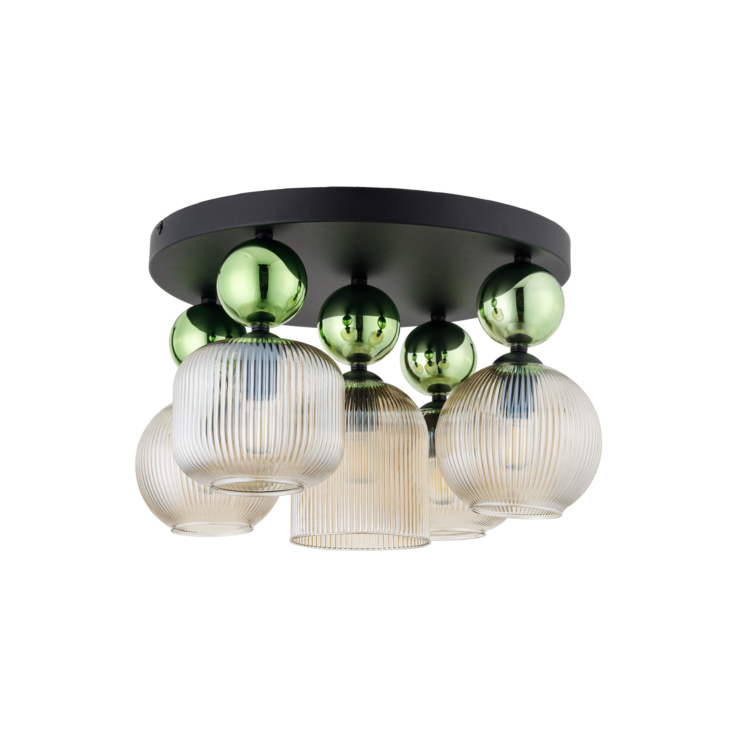 SOPHIA GREEN COGNAC LAMPA SUFITOWA 5XE14 SOPHIA GREEN COGNAC LAMPA SUFITOWA 5XE14