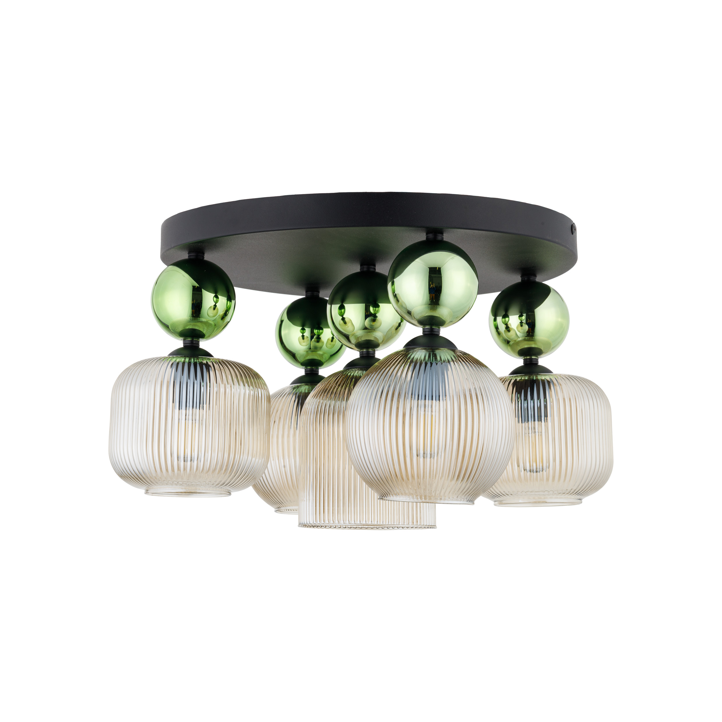 SOPHIA GREEN COGNAC LAMPA SUFITOWA 5XE14 SOPHIA GREEN COGNAC LAMPA SUFITOWA 5XE14