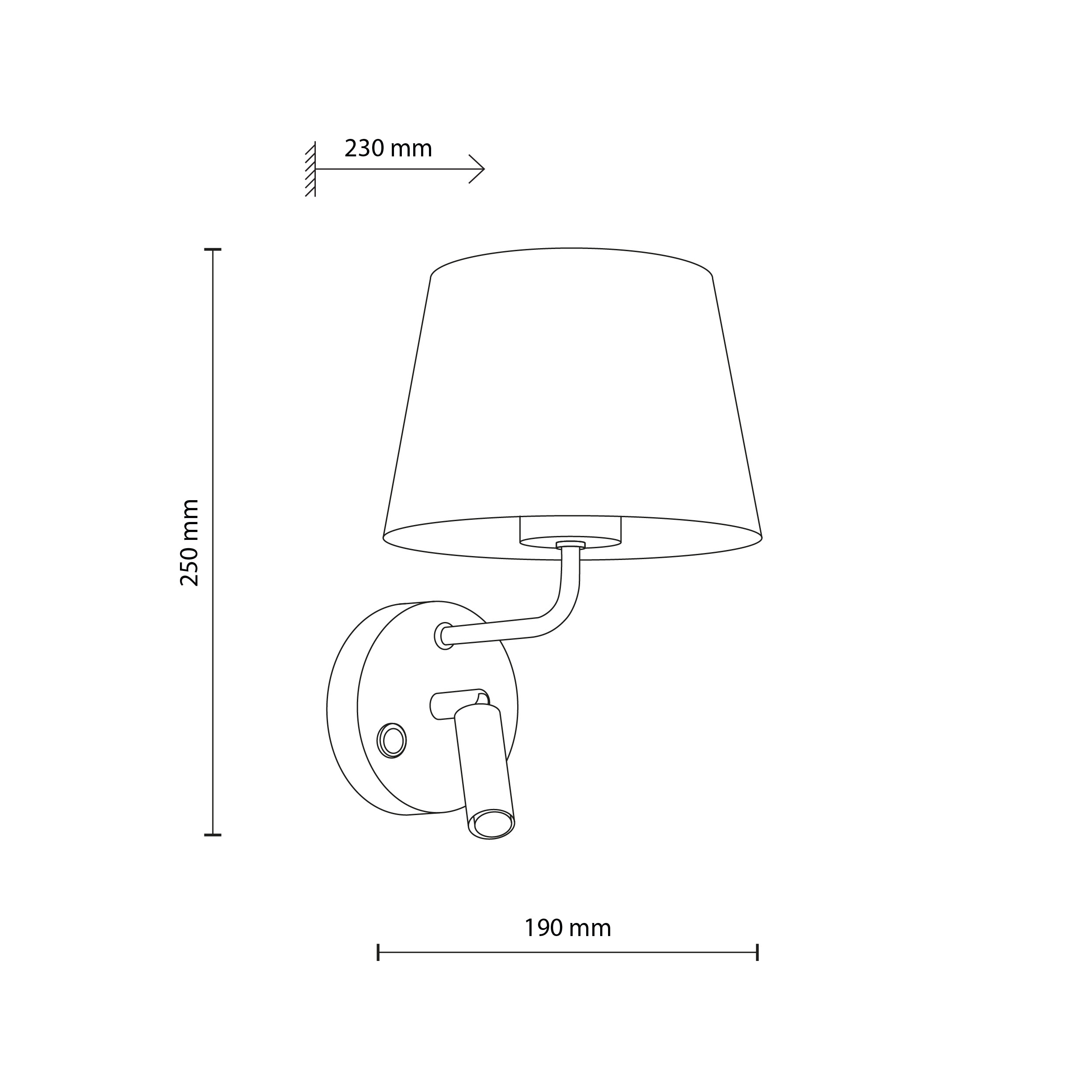 MAJA SABIA KINKIET 1XE27 + 1XG9 MAJA SABIA KINKIET 1XE27 + 1XG9