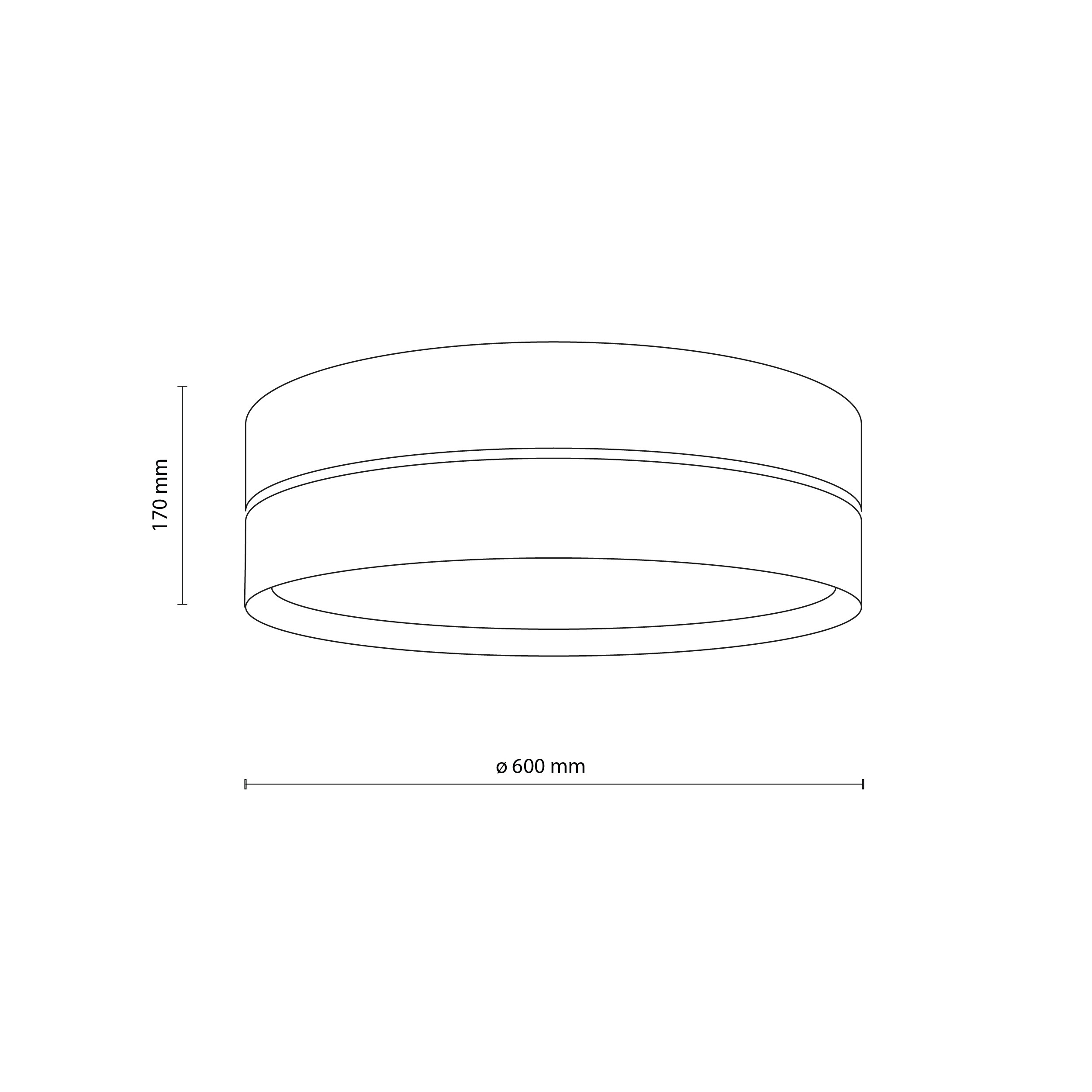 CALMA LAMPA SUFITOWA 600 CALMA LAMPA SUFITOWA 600
