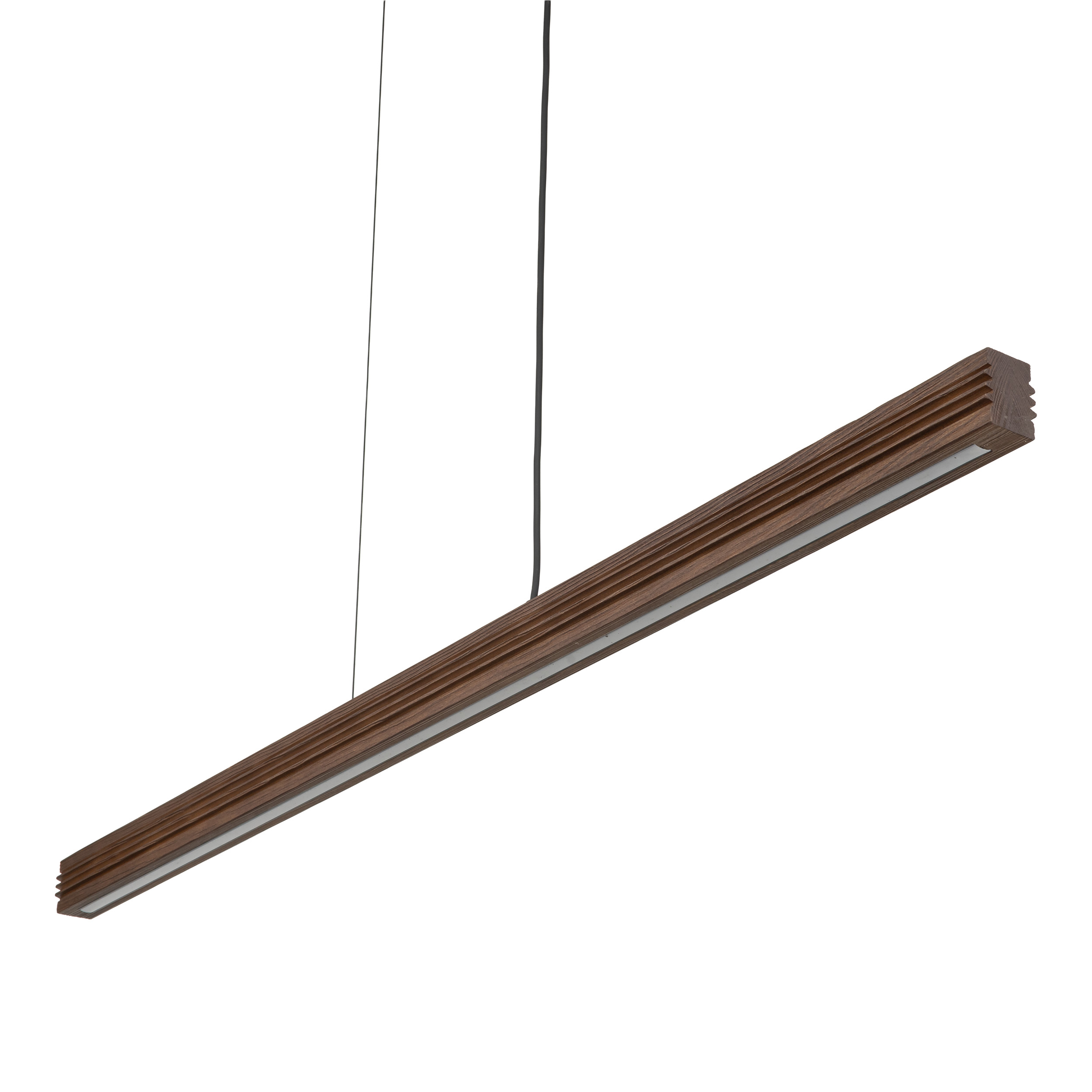 VIGA WOOD LED SOSNA SZCZOTKOWANA ORZECH LAMPA WISZĄCA VIGA WOOD LED SOSNA SZCZOTKOWANA ORZECH LAMPA WISZĄCA