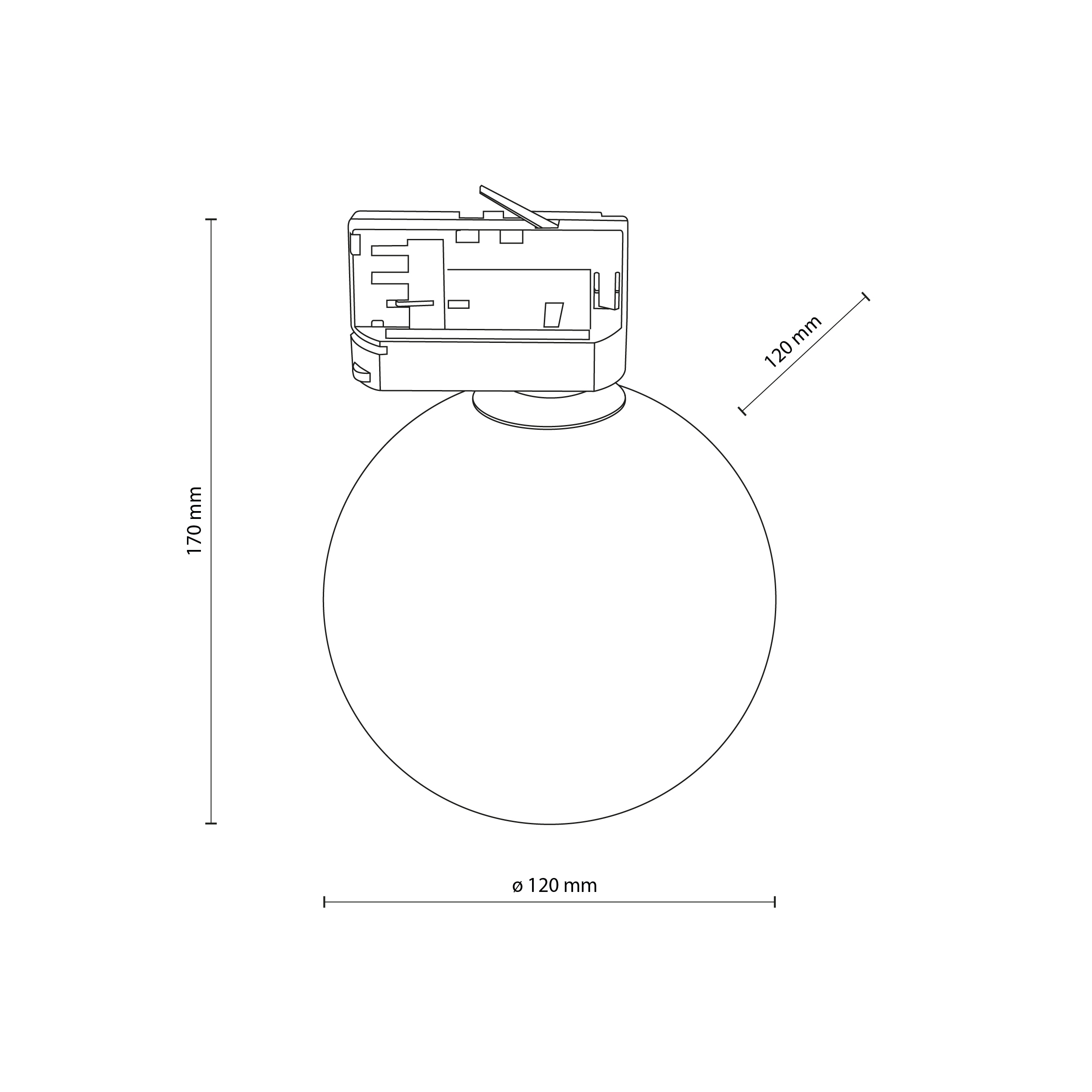 TRACER TRÓJOBWODOWY BLACK WHITE GLASS 1XG9 TRACER TRÓJOBWODOWY BLACK WHITE GLASS 1XG9