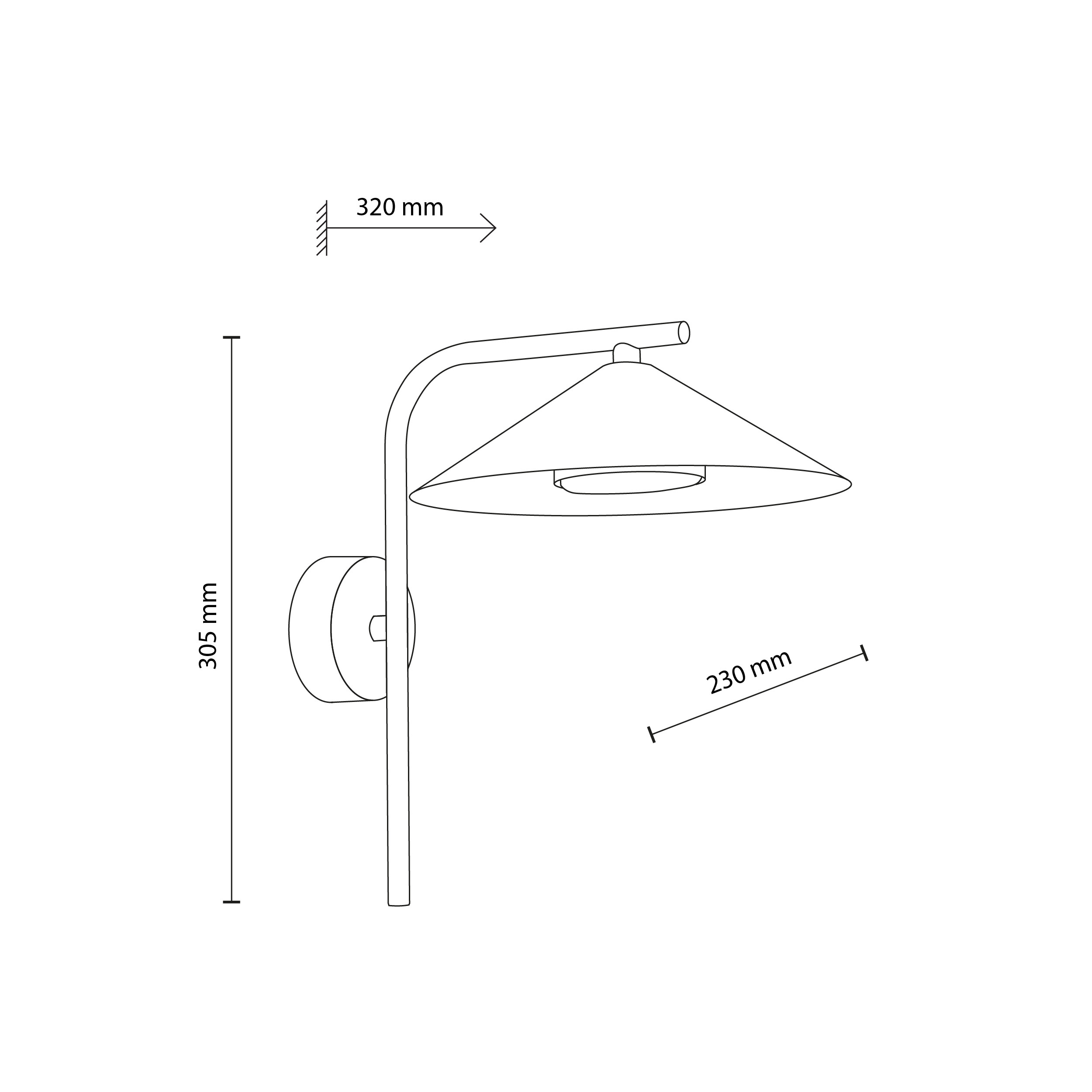 LUME S BURGUND KINKIET 1XGX53 LUME S BURGUND KINKIET 1XGX53