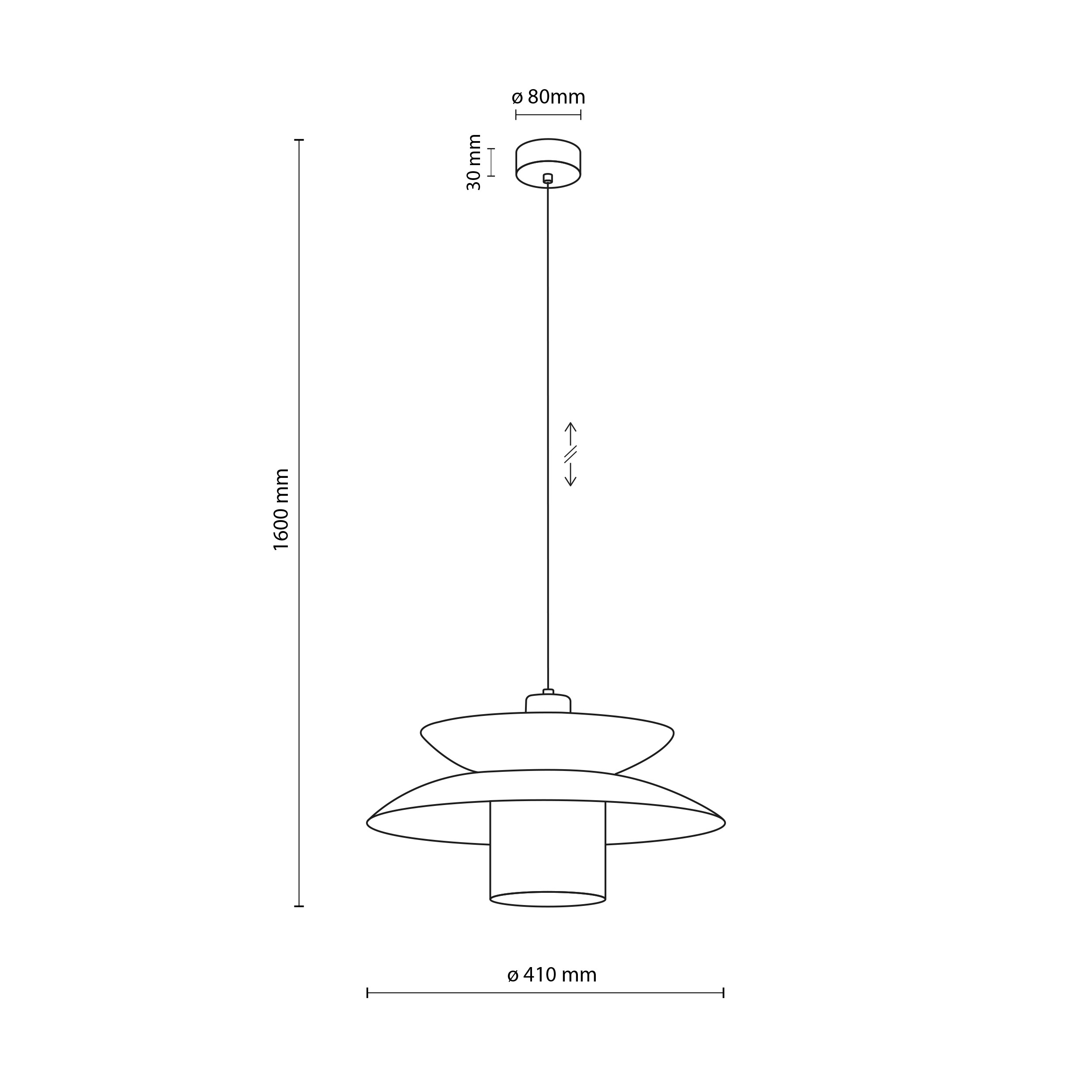 VARADO WHITE 1 LAMPA WISZĄCA VARADO WHITE 1 LAMPA WISZĄCA