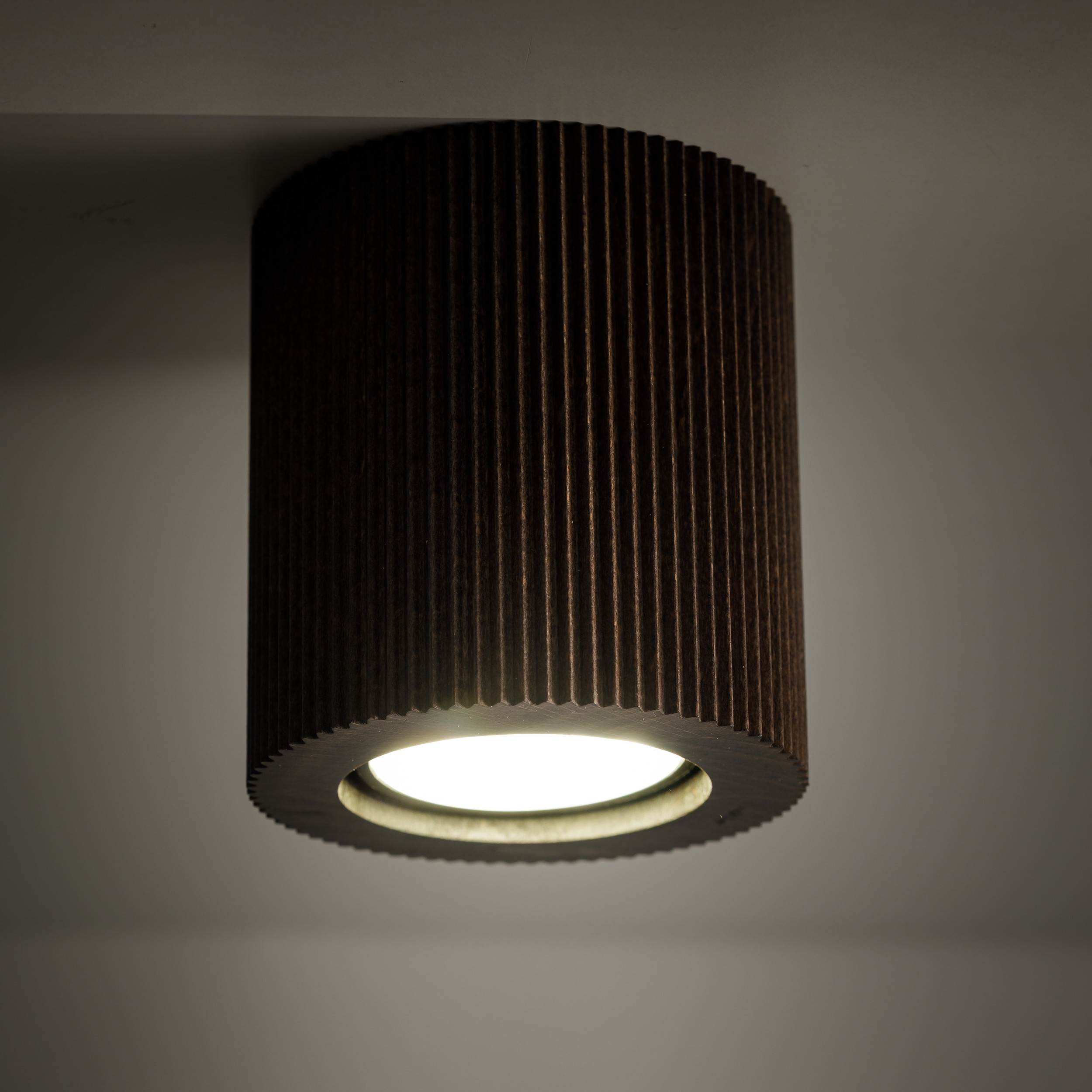 EVE CORTE WOOD ORZECH LAMPA SUFITOWA 1XGU10 EVE CORTE WOOD ORZECH LAMPA SUFITOWA 1XGU10