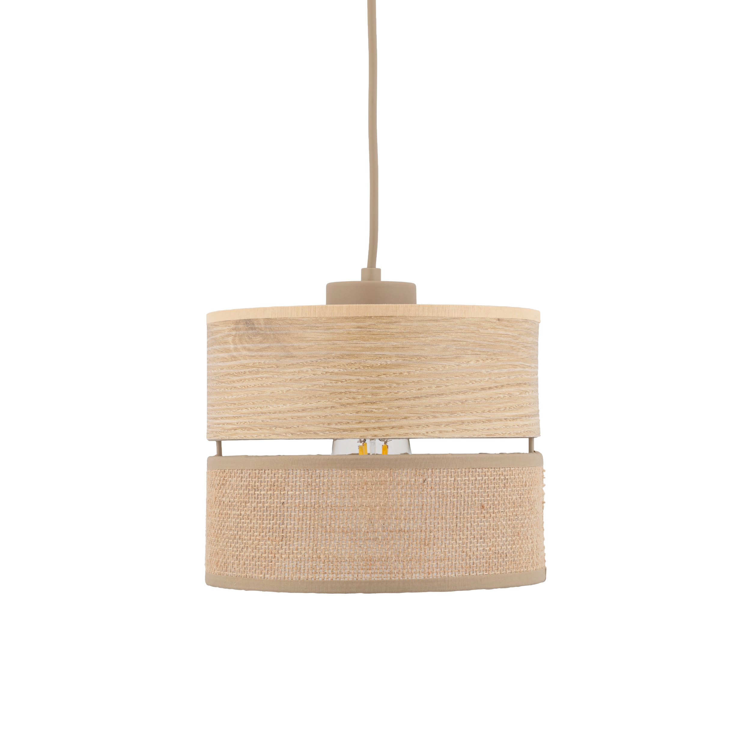 DORMA WOOD JUTA LAMPA WISZĄCA 1XE27 DORMA WOOD JUTA LAMPA WISZĄCA 1XE27