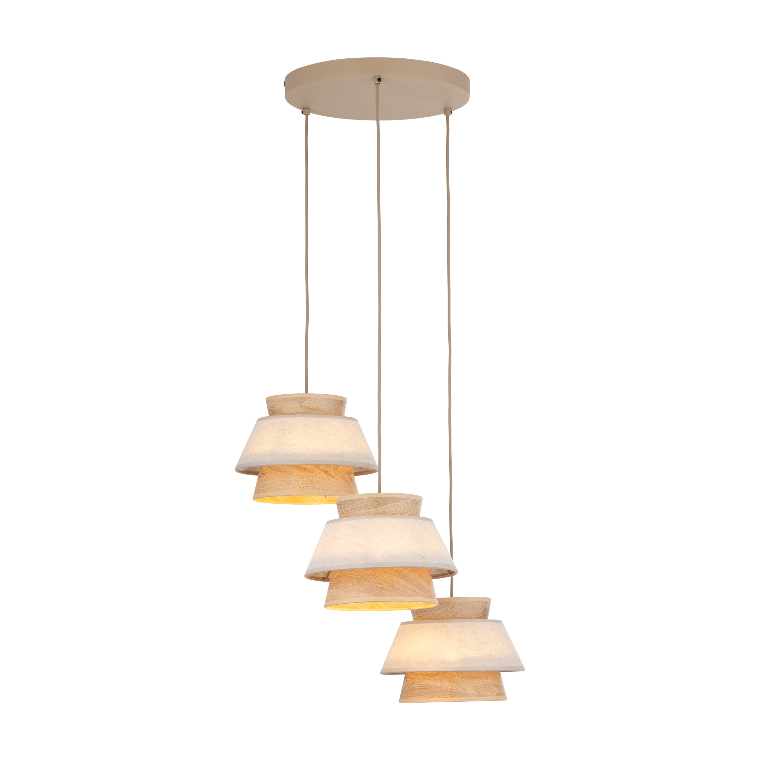 KALUM LEN LAMPA WISZĄCA 3XE27 KOŁO KALUM LEN LAMPA WISZĄCA 3XE27 KOŁO