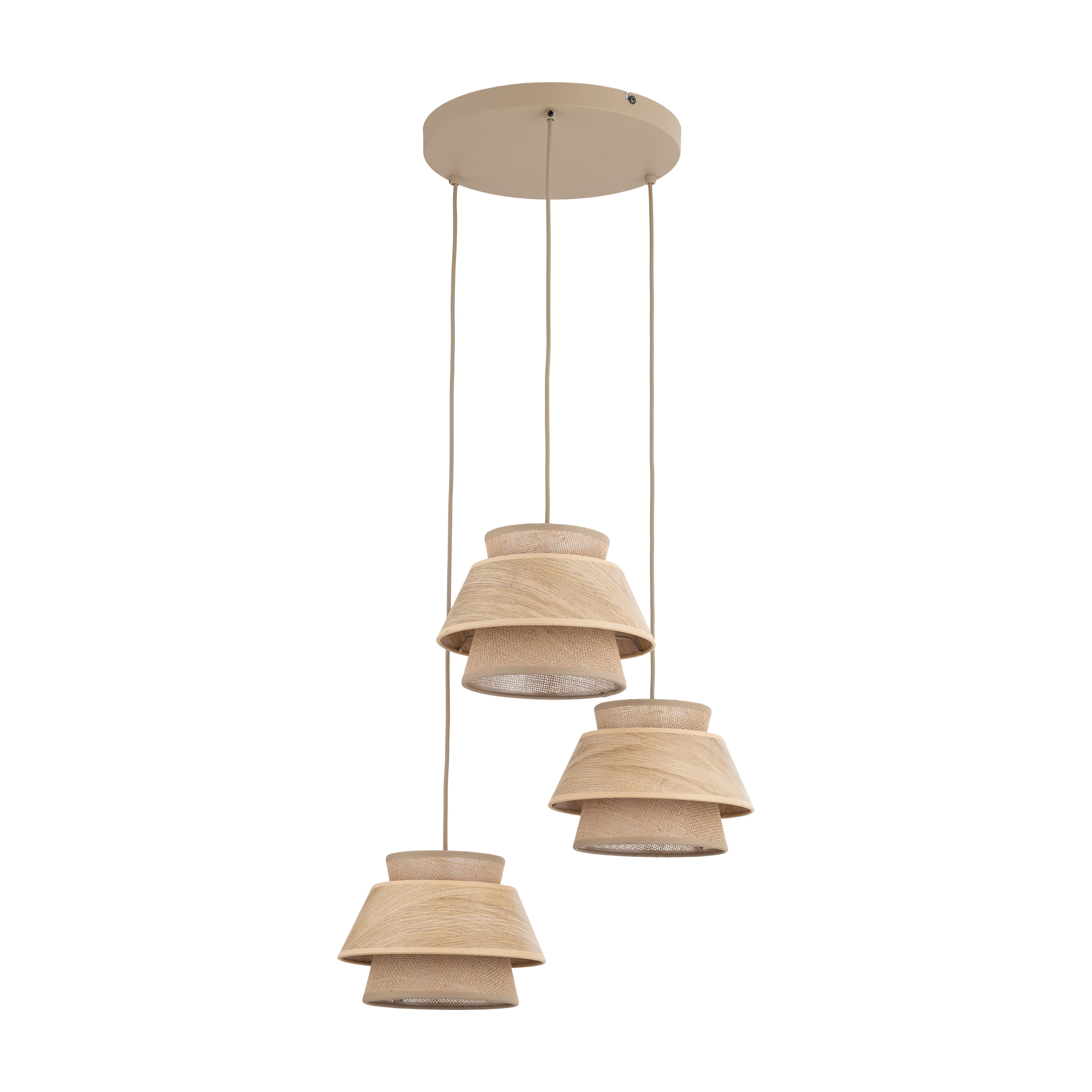 KALUM WOOD LAMPA WISZĄCA 3XE27 KOŁO KALUM WOOD LAMPA WISZĄCA 3XE27 KOŁO