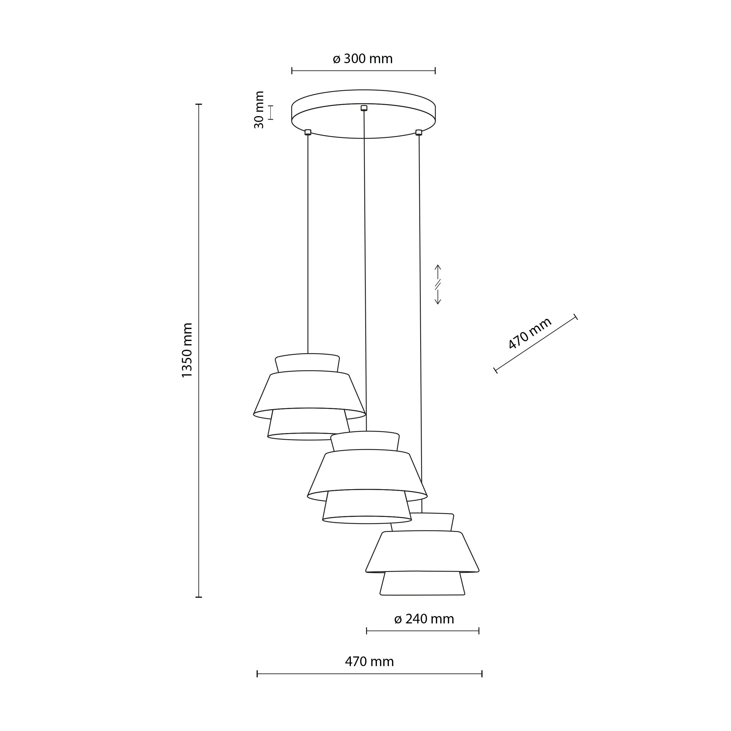 KALUM WOOD LAMPA WISZĄCA 3XE27 KOŁO KALUM WOOD LAMPA WISZĄCA 3XE27 KOŁO