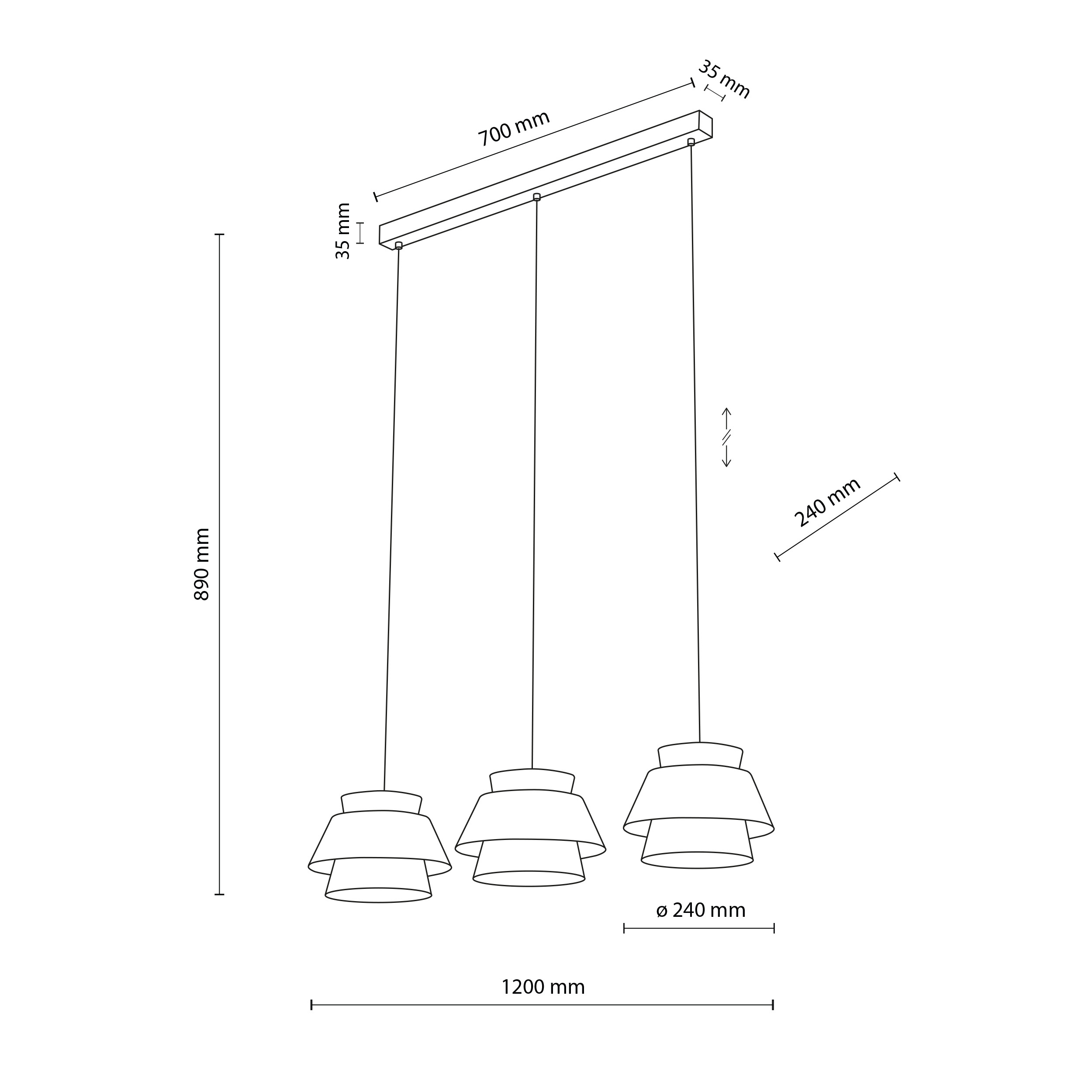 KALUM WOOD LAMPA WISZĄCA 3XE27 KALUM WOOD LAMPA WISZĄCA 3XE27