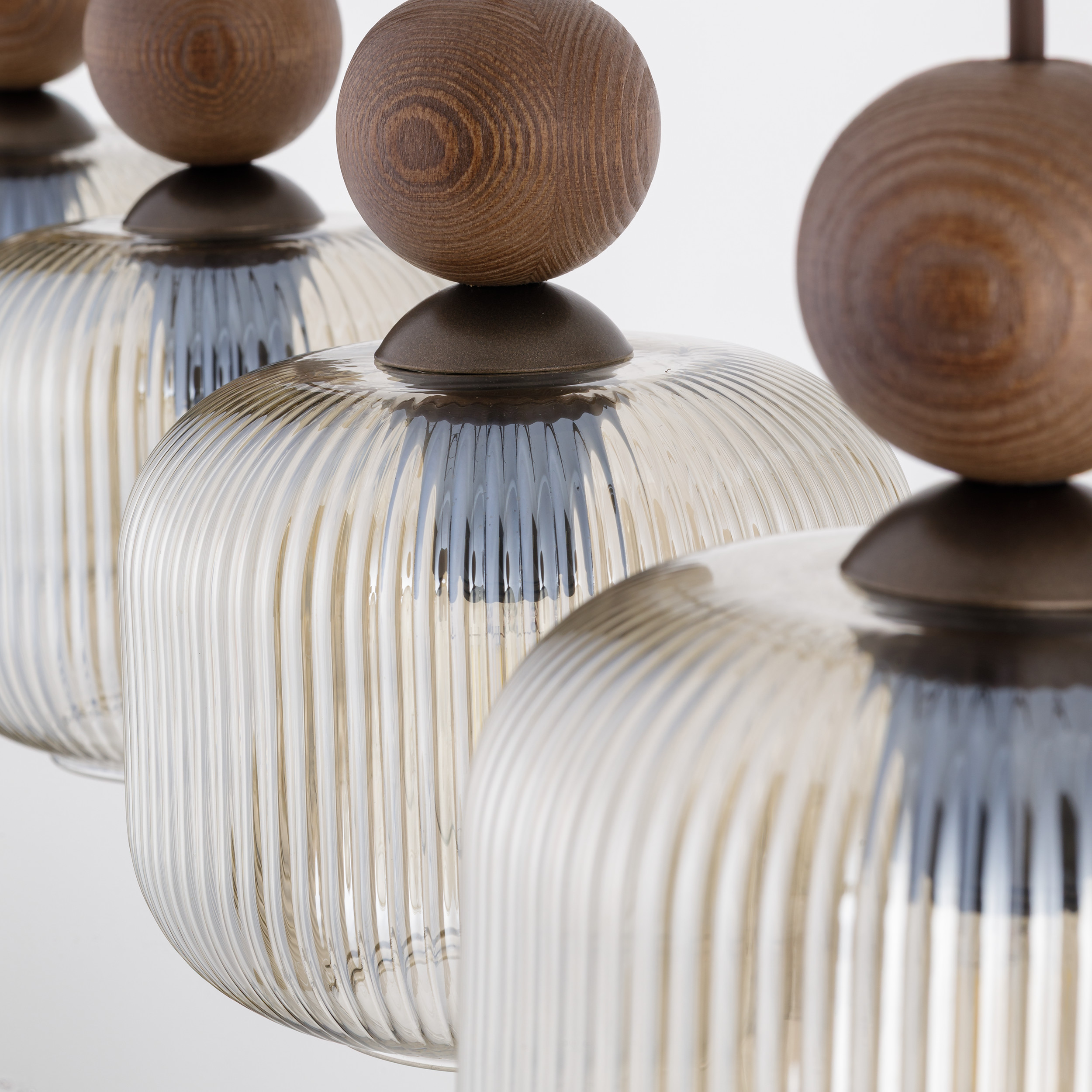 BALLO ORZECH LAMPA WISZĄCA 4XE14 LISTWA BALLO ORZECH LAMPA WISZĄCA 4XE14 LISTWA