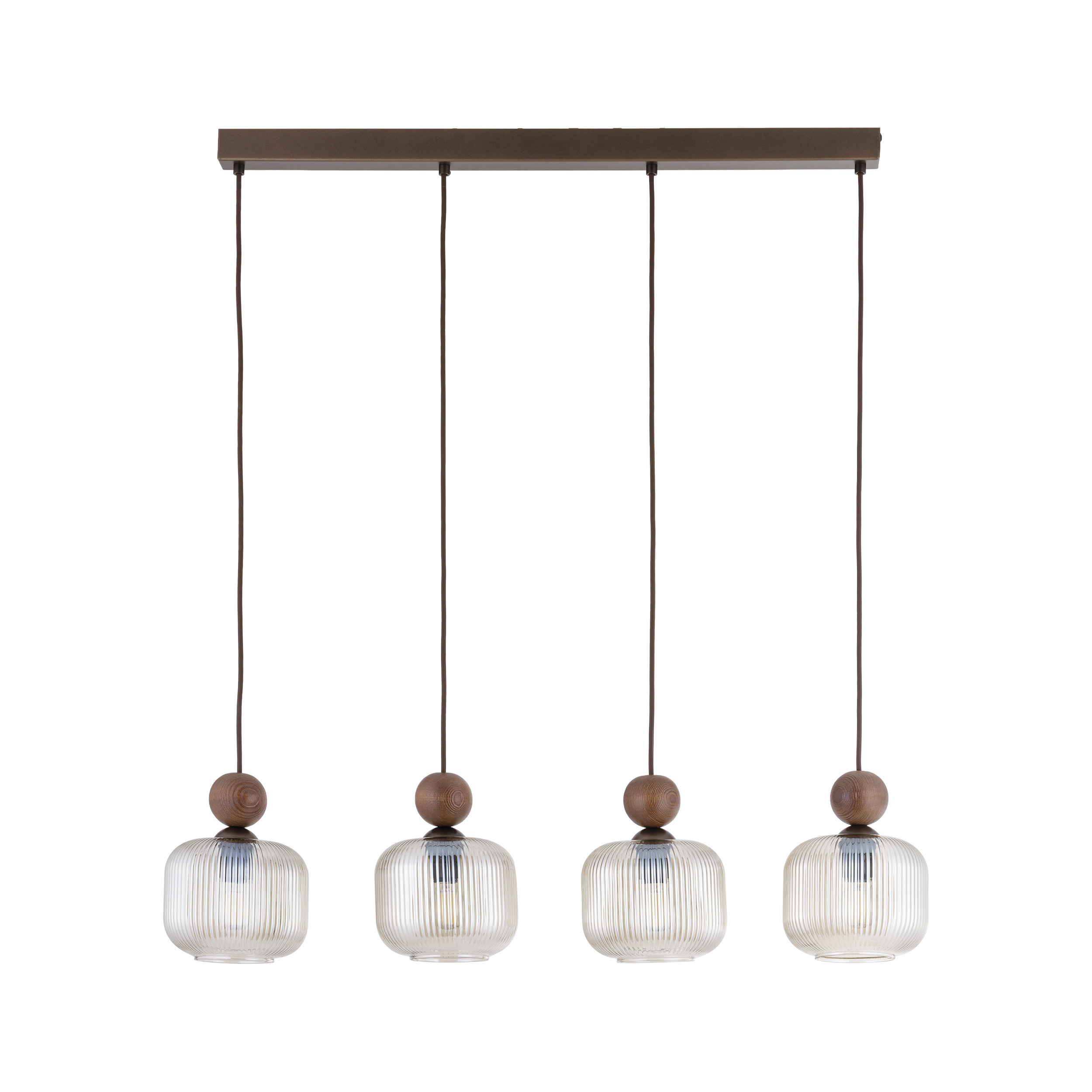 BALLO ORZECH LAMPA WISZĄCA 4XE14 LISTWA BALLO ORZECH LAMPA WISZĄCA 4XE14 LISTWA