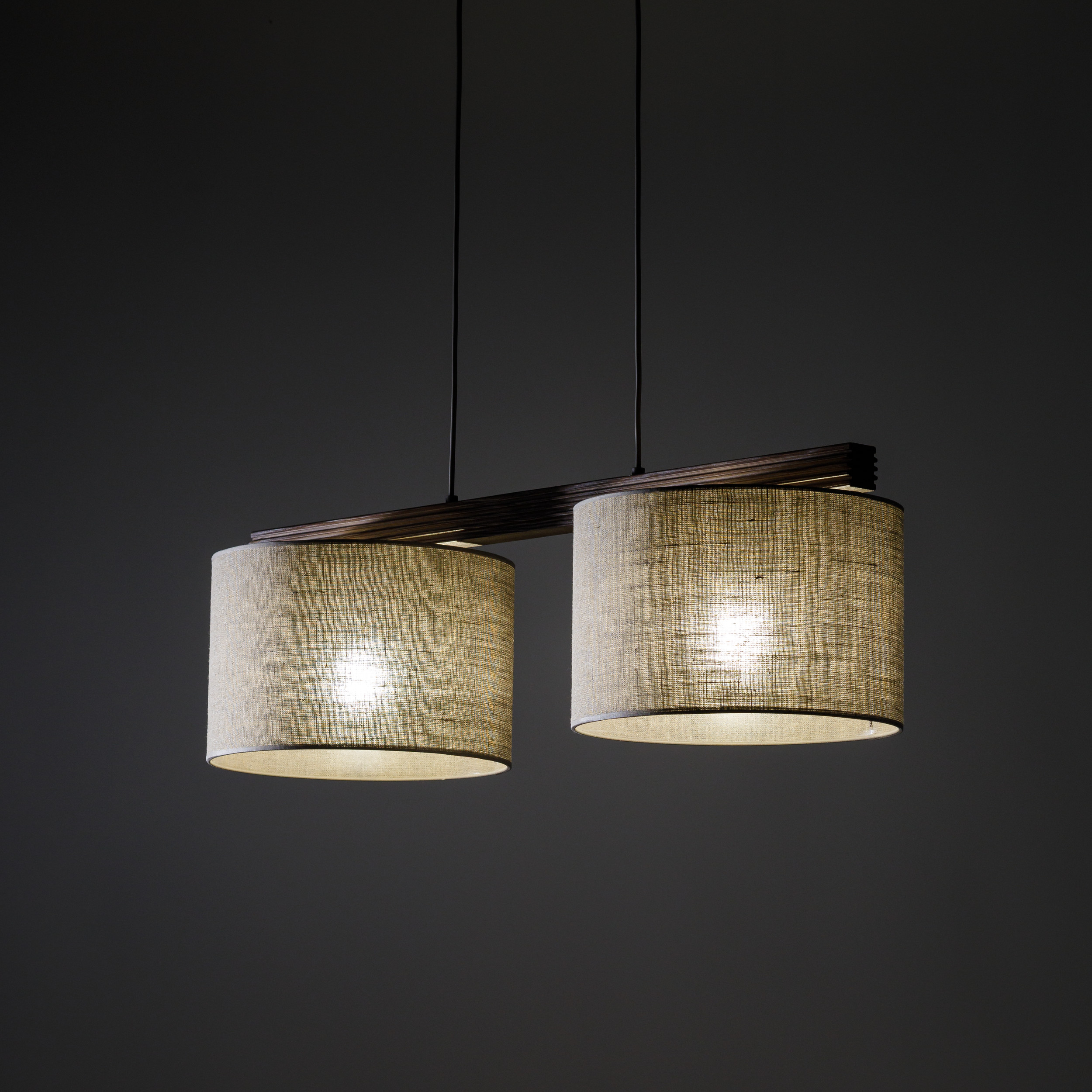 VIGA SHADE ORZECH LAMPA WISZĄCA 2XE27 VIGA SHADE ORZECH LAMPA WISZĄCA 2XE27