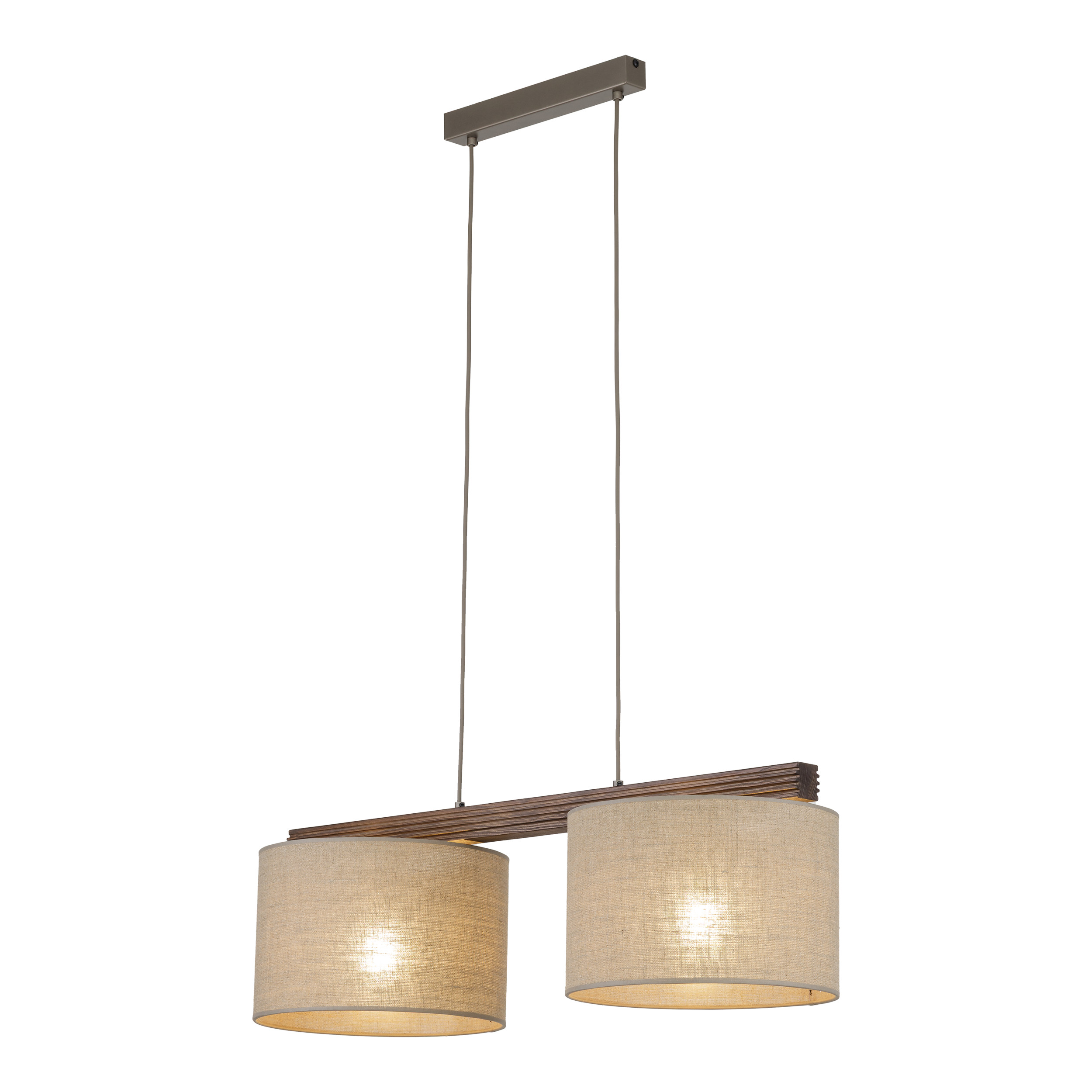VIGA SHADE ORZECH LAMPA WISZĄCA 2XE27 VIGA SHADE ORZECH LAMPA WISZĄCA 2XE27