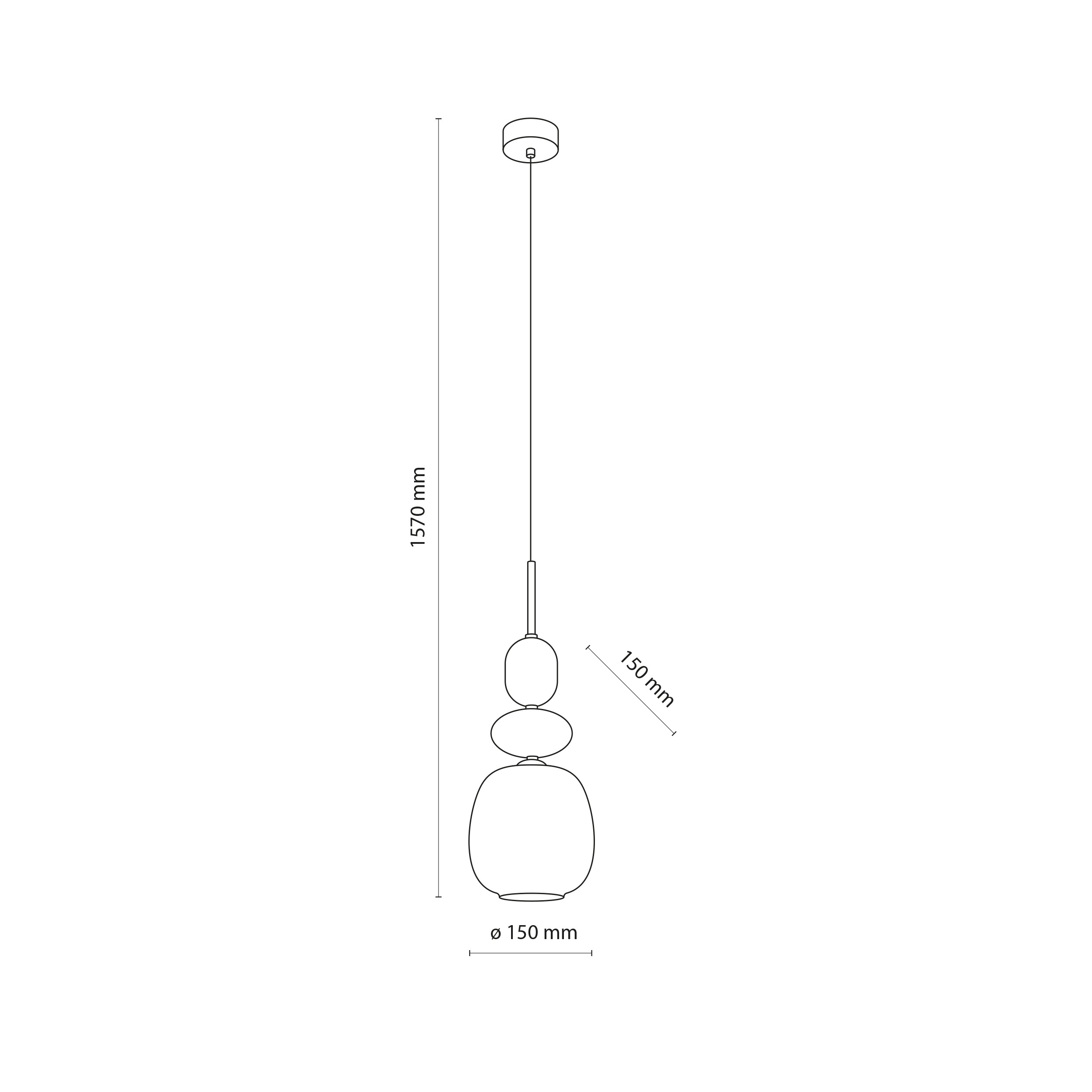 ZEN SABIA BOTTI WHITE LAMPA WISZĄCA 1XE14 ZEN SABIA BOTTI WHITE LAMPA WISZĄCA 1XE14