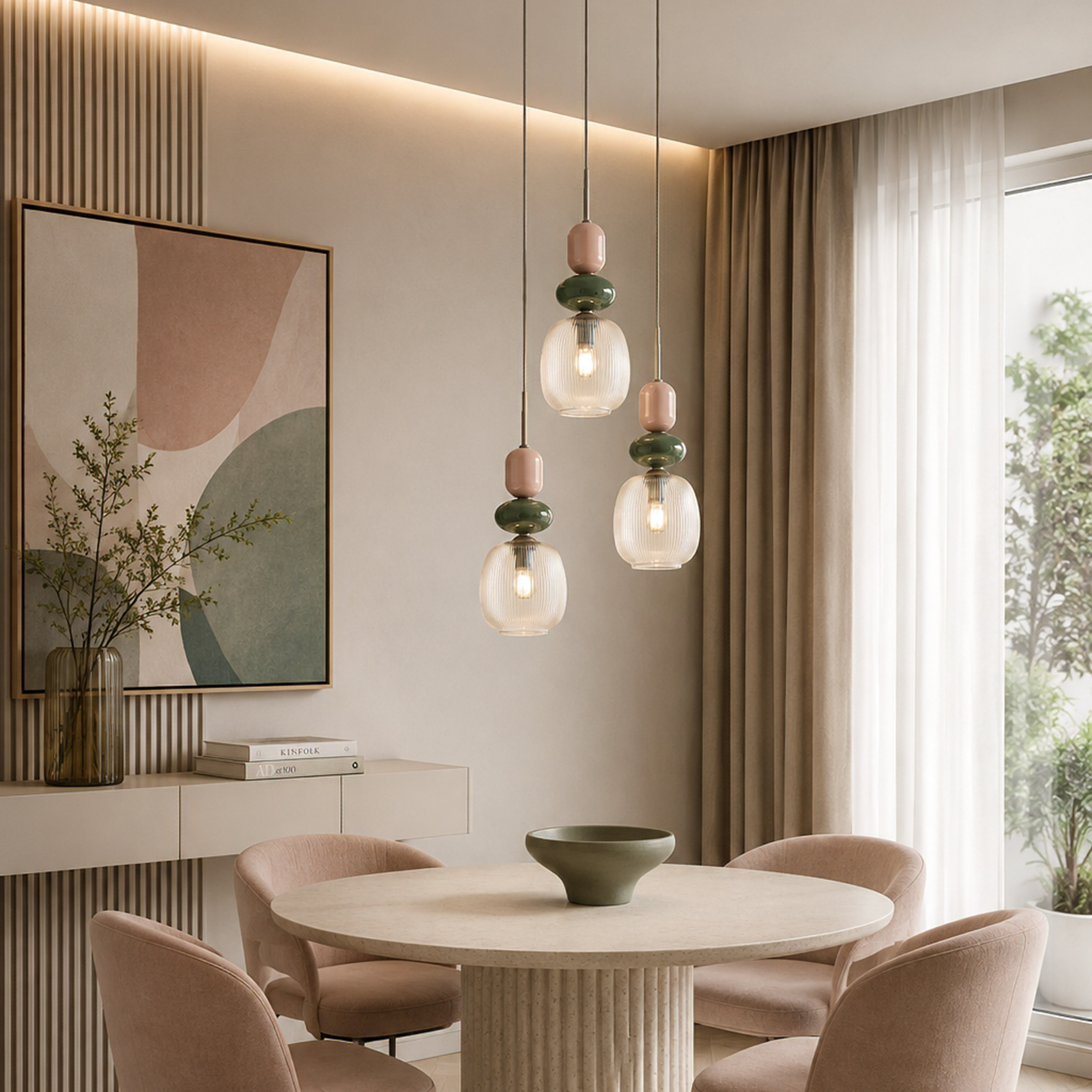 ZEN NEW BROWN BOTTI COGNAC LAMPA WISZĄCA 3XE14 KOŁO ZEN NEW BROWN BOTTI COGNAC LAMPA WISZĄCA 3XE14 KOŁO