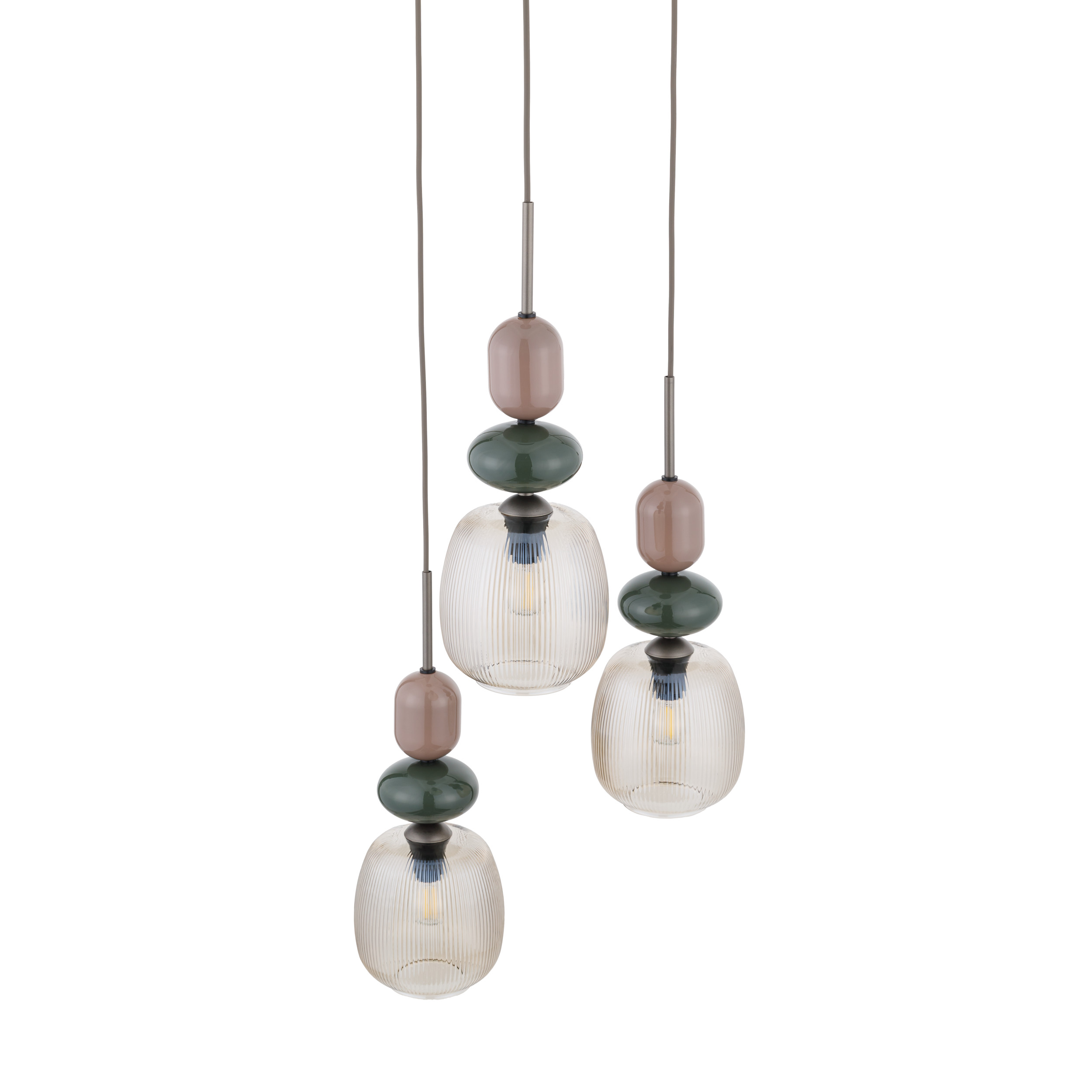 ZEN NEW BROWN BOTTI COGNAC LAMPA WISZĄCA 3XE14 KOŁO ZEN NEW BROWN BOTTI COGNAC LAMPA WISZĄCA 3XE14 KOŁO