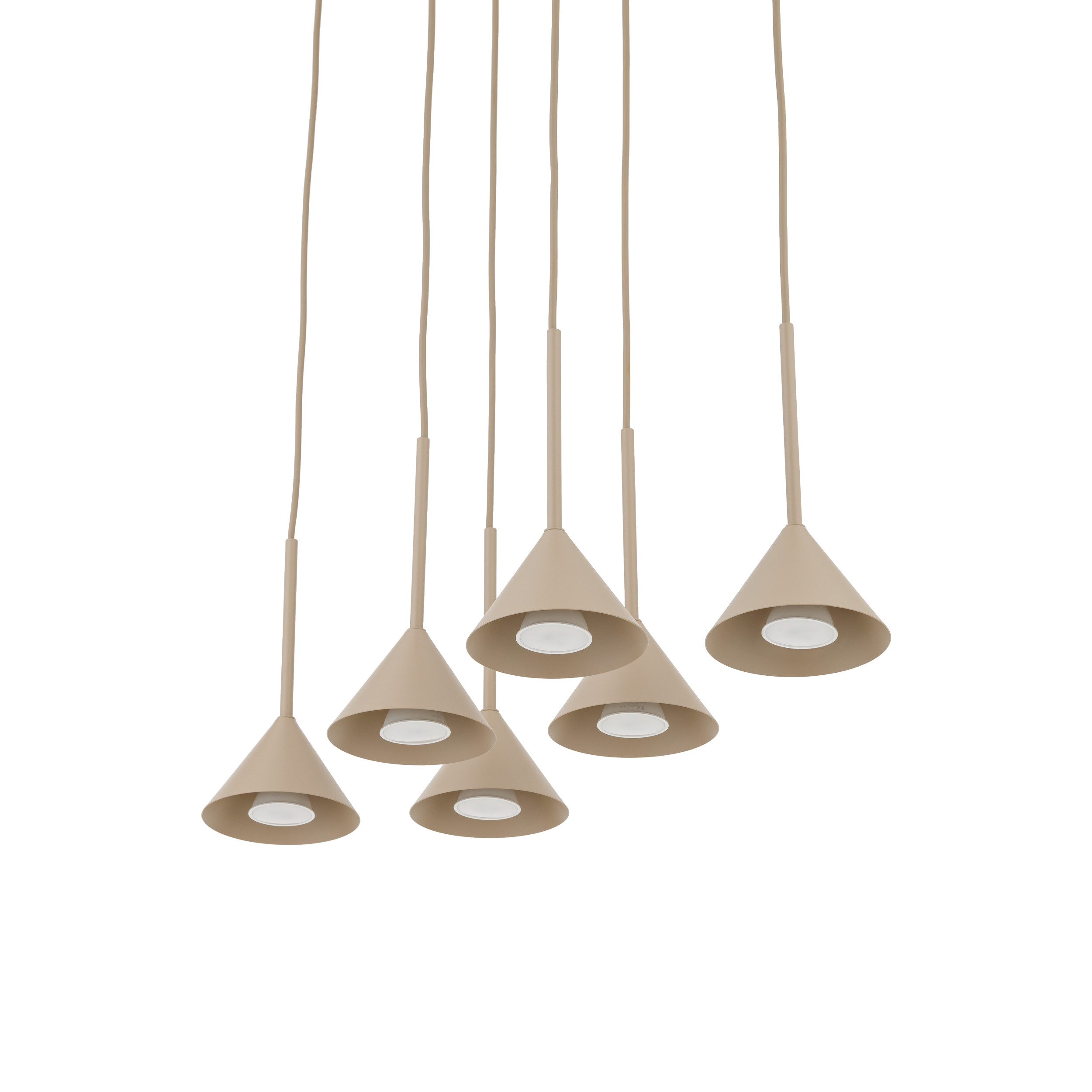 CONO MINI SABIA LAMPA WISZĄCA 6XGU10 CONO MINI SABIA LAMPA WISZĄCA 6XGU10