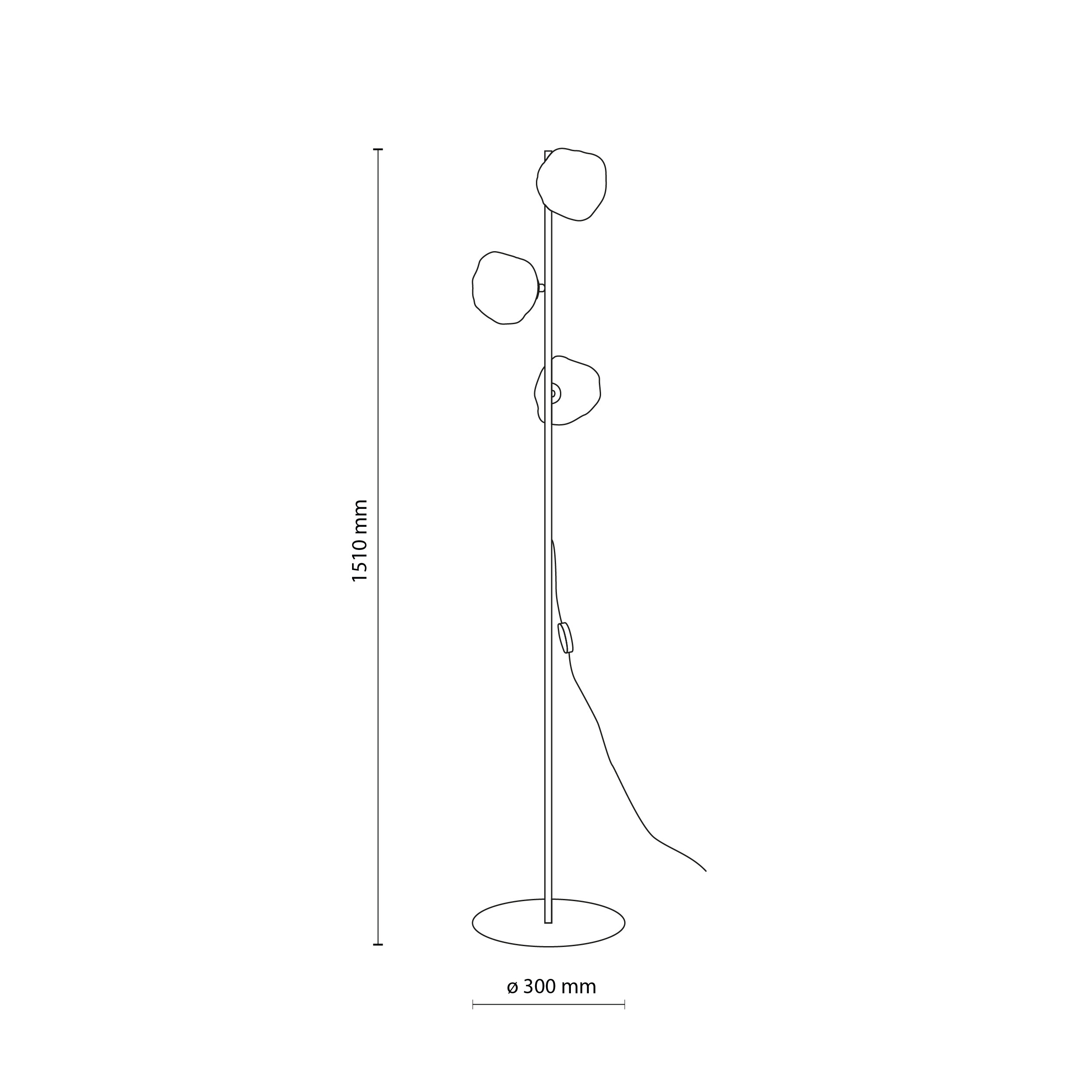 LAVA SABIA LAMPA PODŁOGOWA 3XG9 LAVA SABIA LAMPA PODŁOGOWA 3XG9