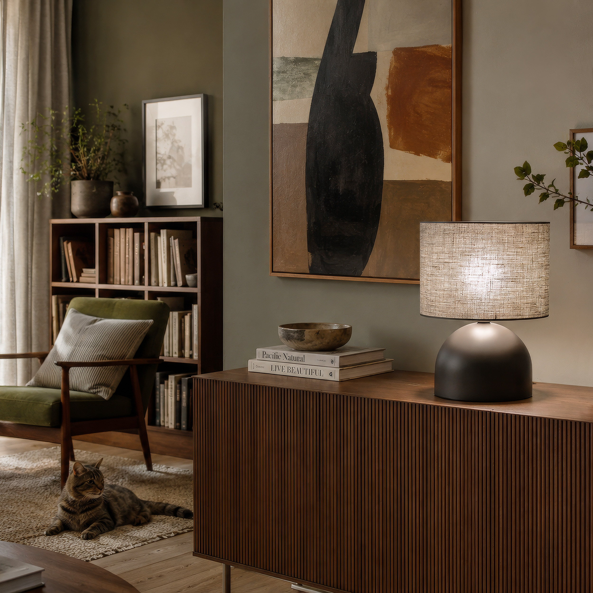 TAMI NEW BROWN LAMPKA NOCNA 1XE27 TAMI NEW BROWN LAMPKA NOCNA 1XE27