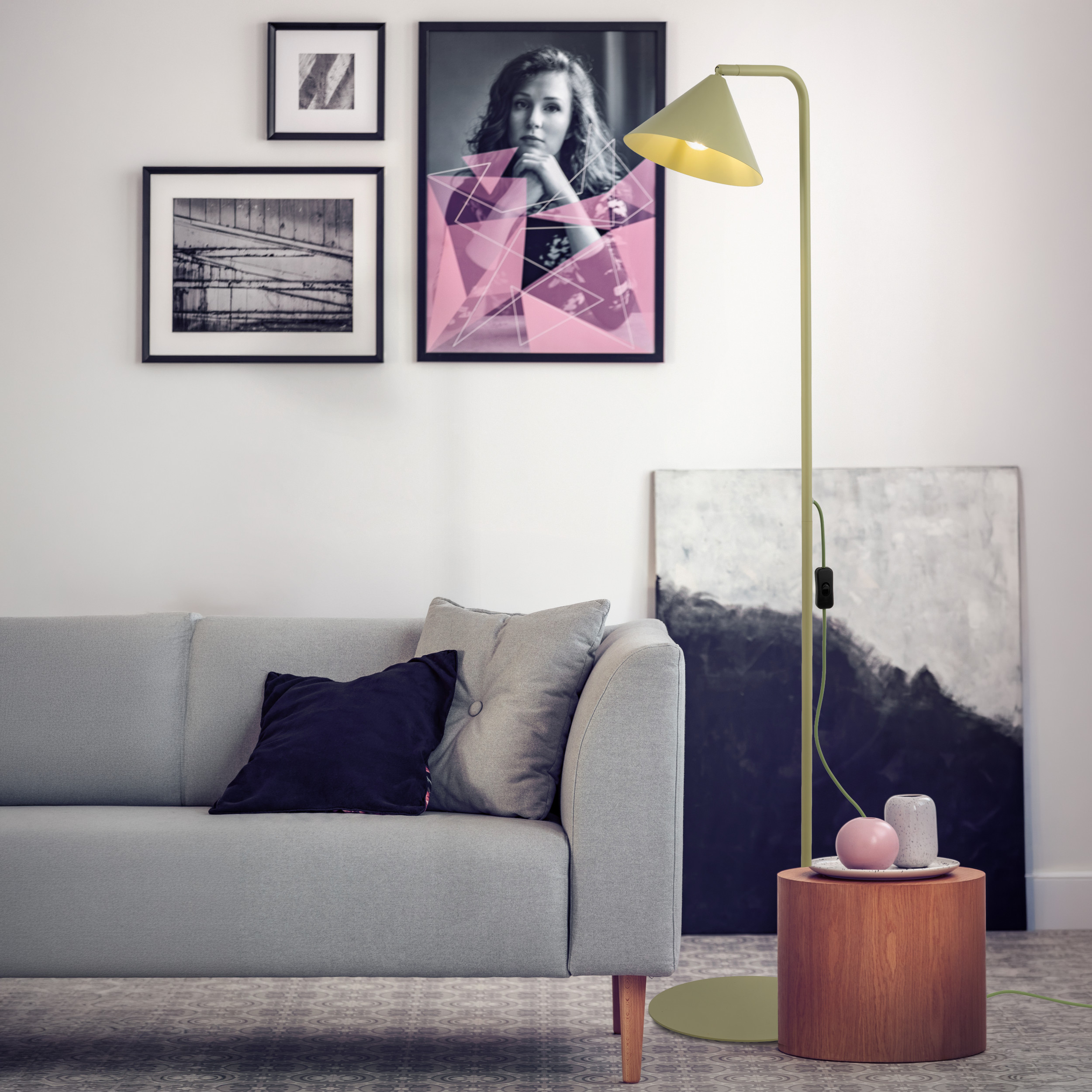 CONO PISTACIO LAMPA PODŁOGOWA 1XE14 CONO PISTACIO LAMPA PODŁOGOWA 1XE14