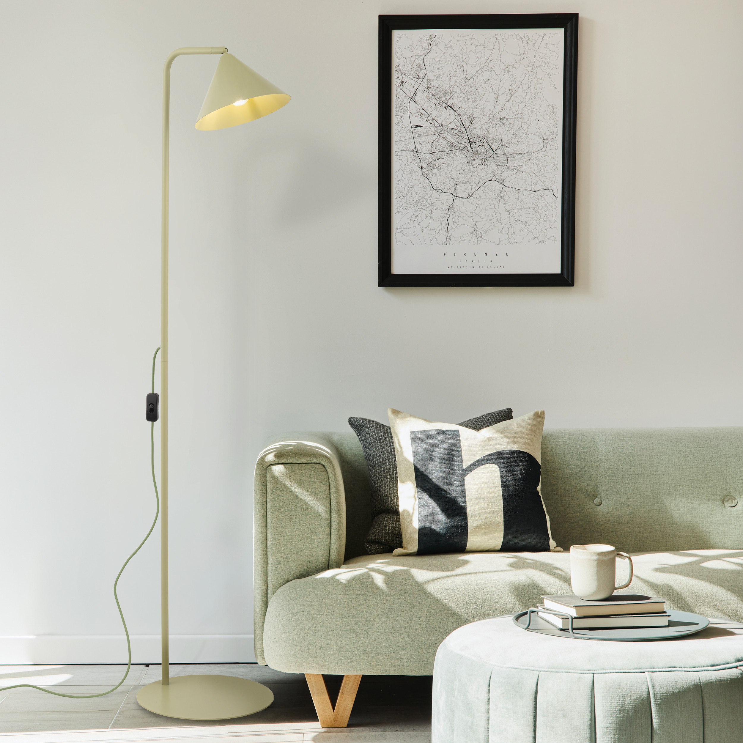 CONO PISTACIO LAMPA PODŁOGOWA 1XE14 CONO PISTACIO LAMPA PODŁOGOWA 1XE14