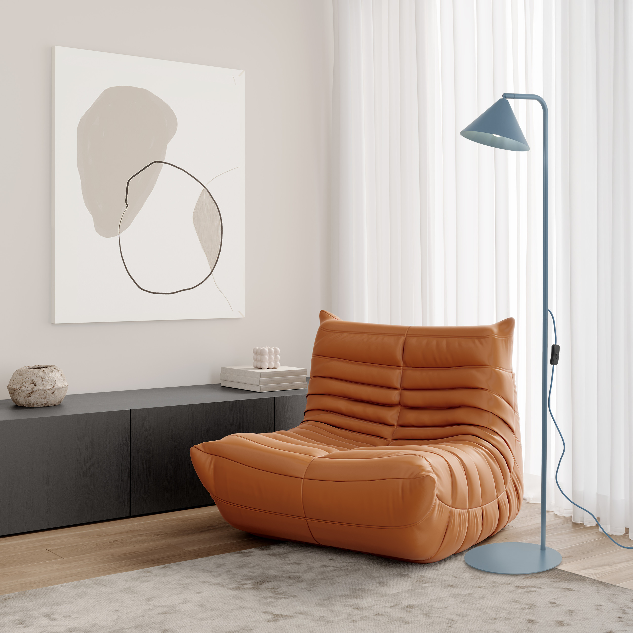 CONO NAVY LAMPA PODŁOGOWA 1XE14 CONO NAVY LAMPA PODŁOGOWA 1XE14