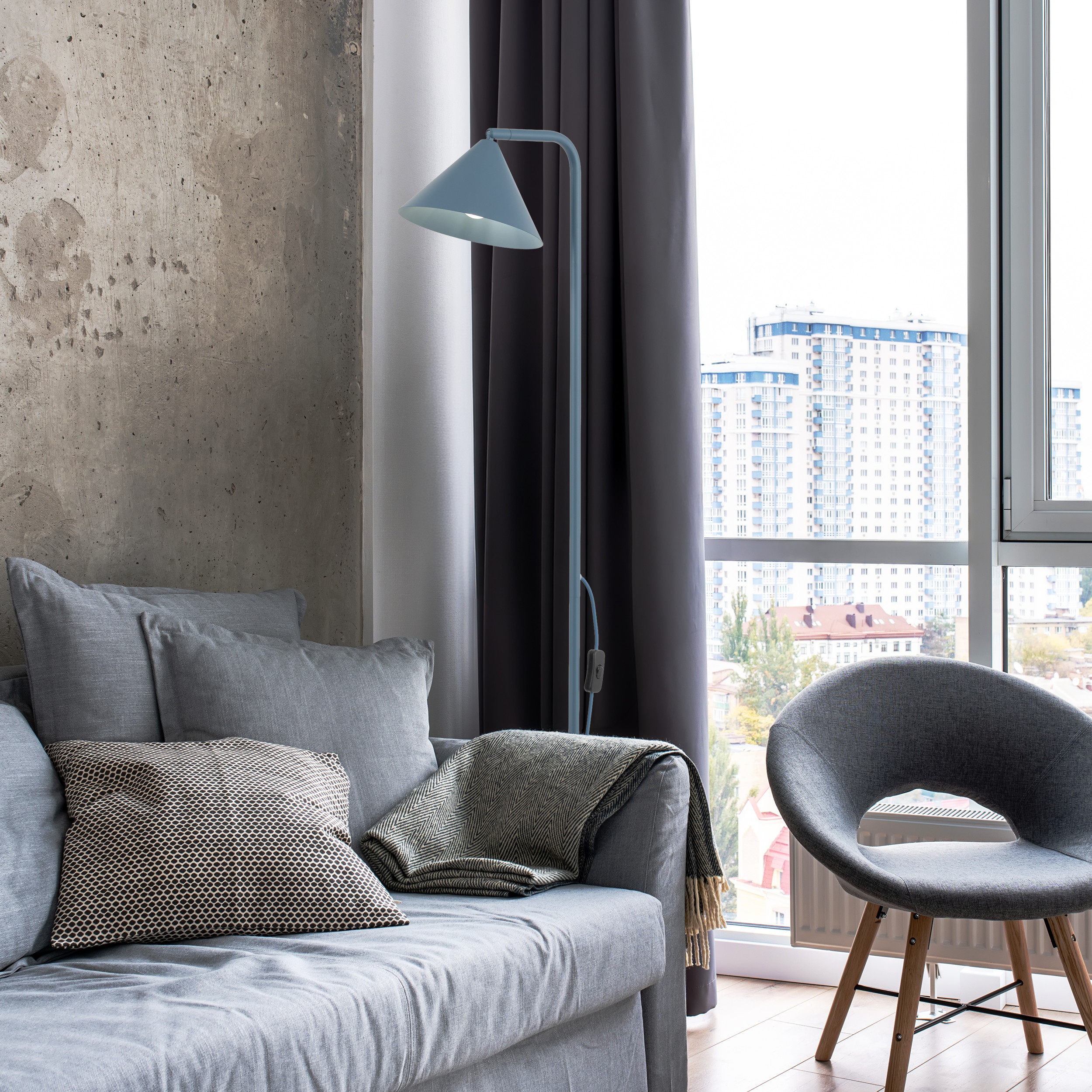 CONO NAVY LAMPA PODŁOGOWA 1XE14 CONO NAVY LAMPA PODŁOGOWA 1XE14