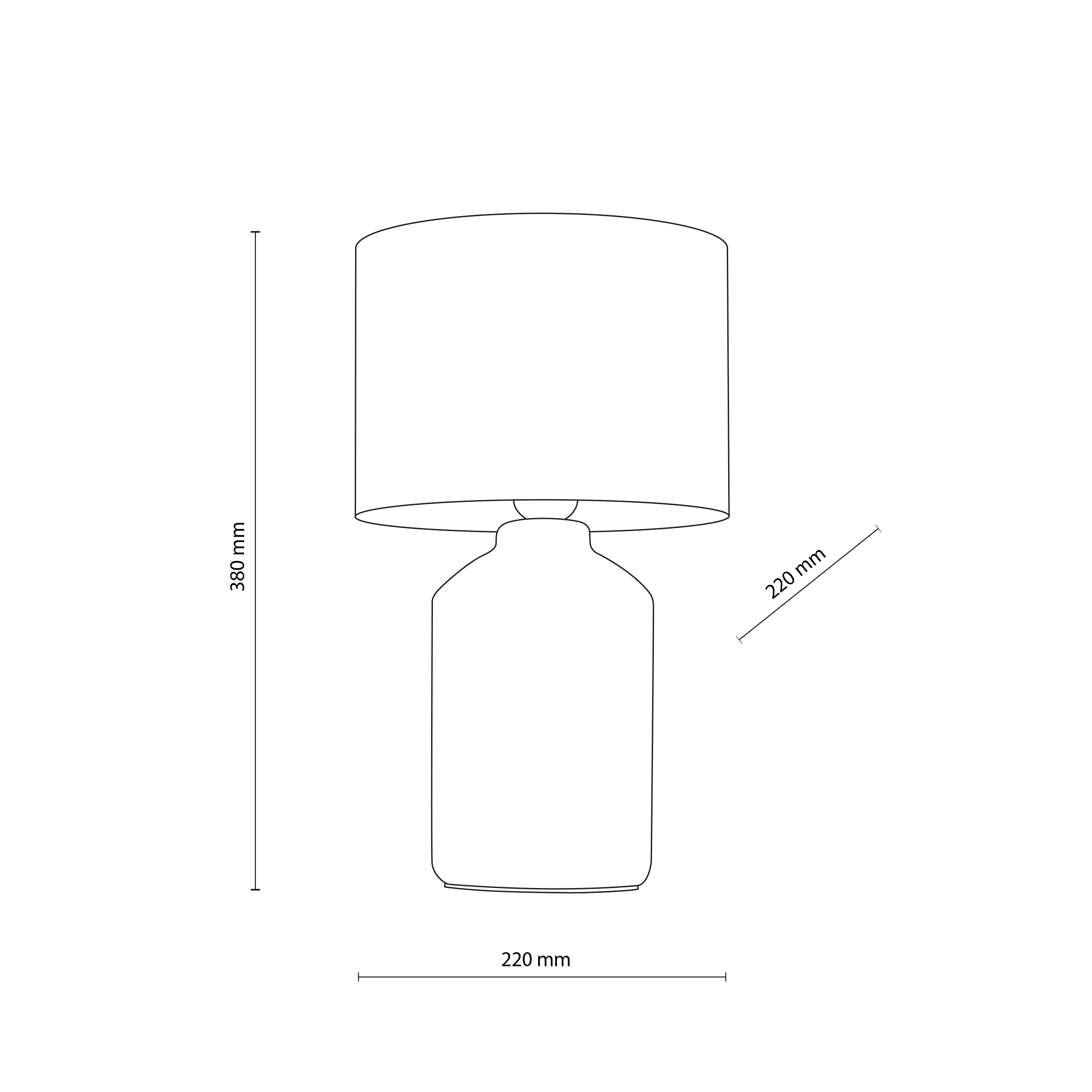 SOLA WHITE LAMPKA NOCNA 1XE27 SOLA WHITE LAMPKA NOCNA 1XE27