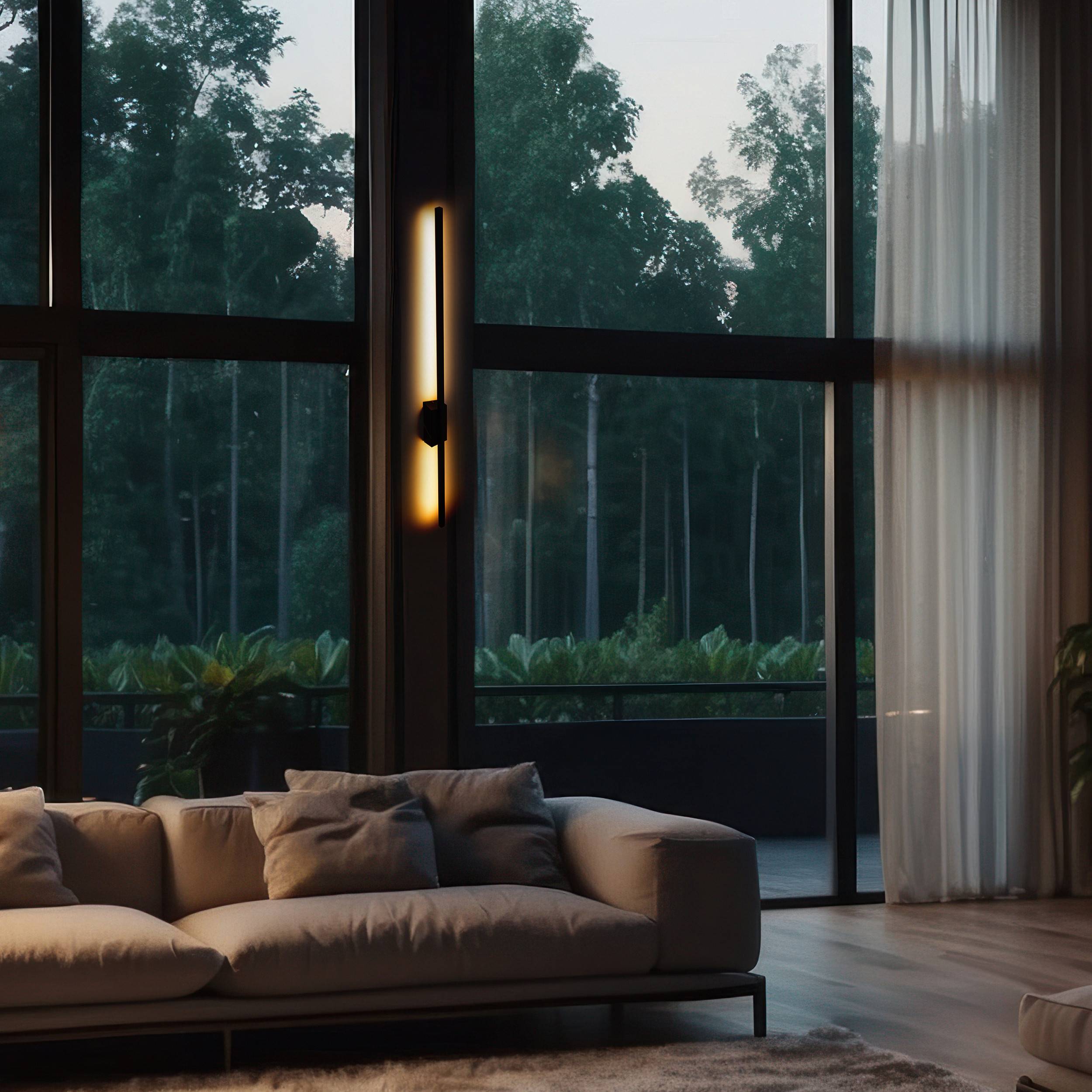 FLASH BLACK KINKIET LED FLASH BLACK KINKIET LED