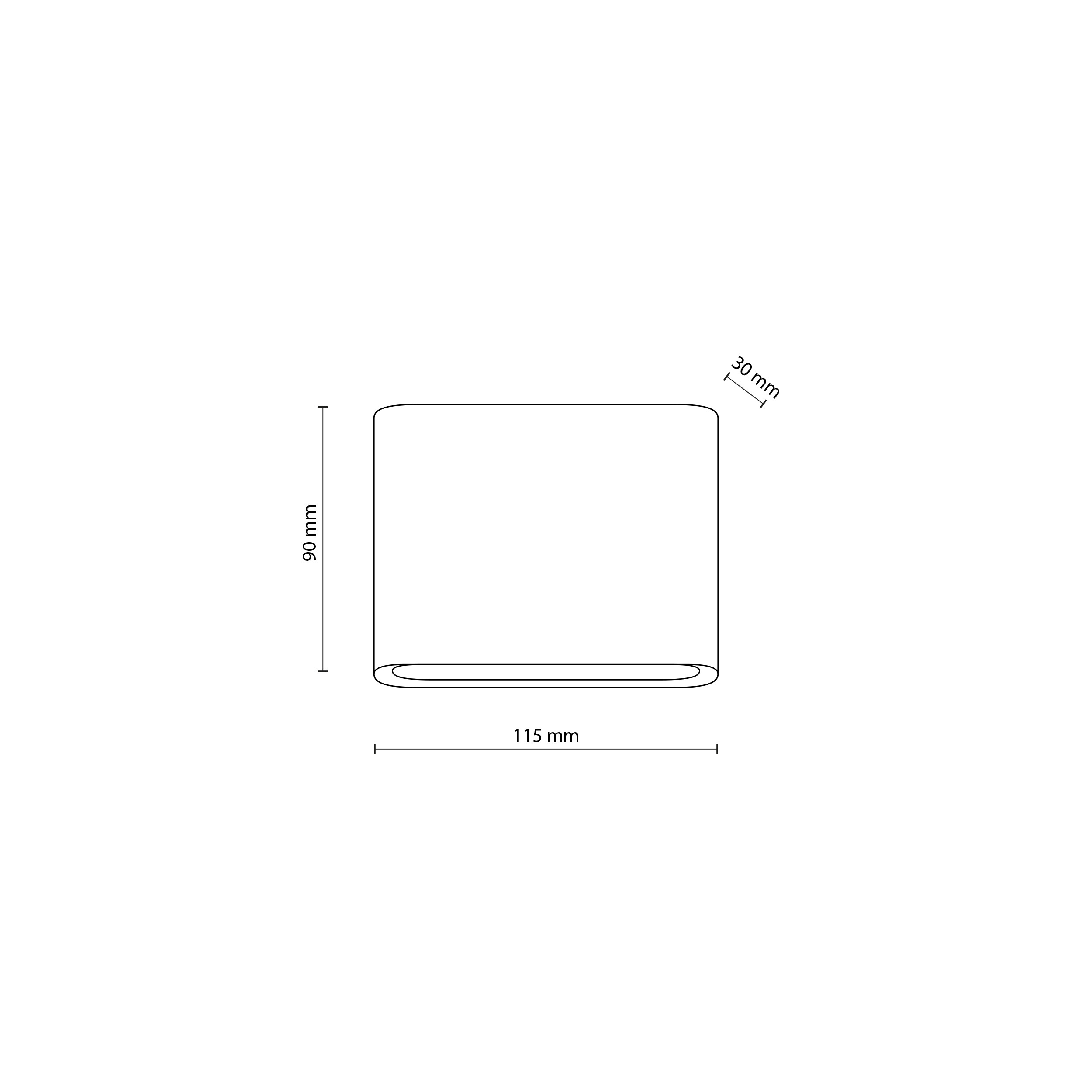 ARWENA S GRAY KINKIET IP 54 ARWENA S GRAY KINKIET IP 54
