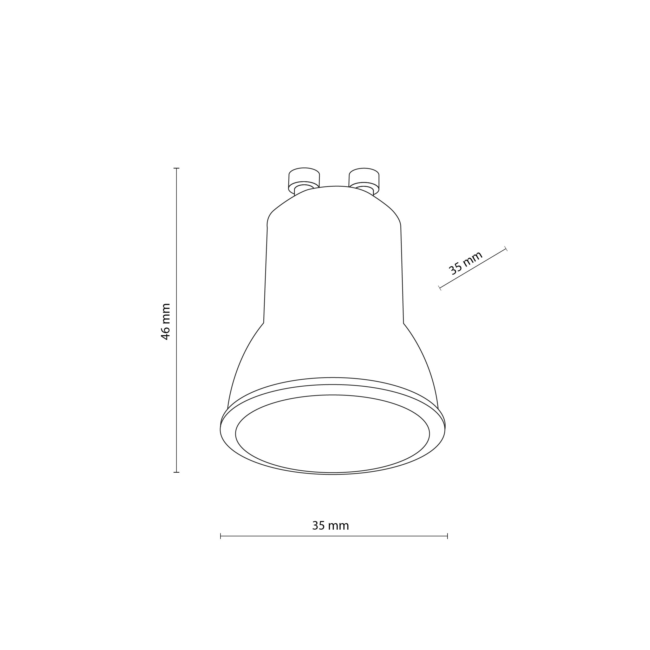 ŻARÓWKA GU10 MINI MR11 WHITE ŻARÓWKA GU10 MINI MR11 WHITE