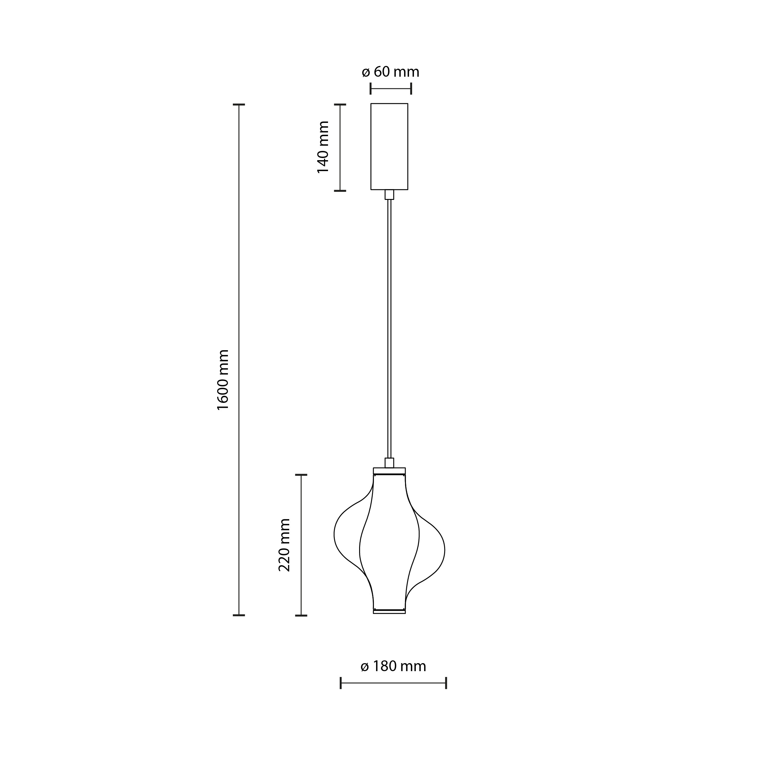 ELVA BLACK LAMPA WISZĄCA LED 8W ELVA BLACK LAMPA WISZĄCA LED 8W